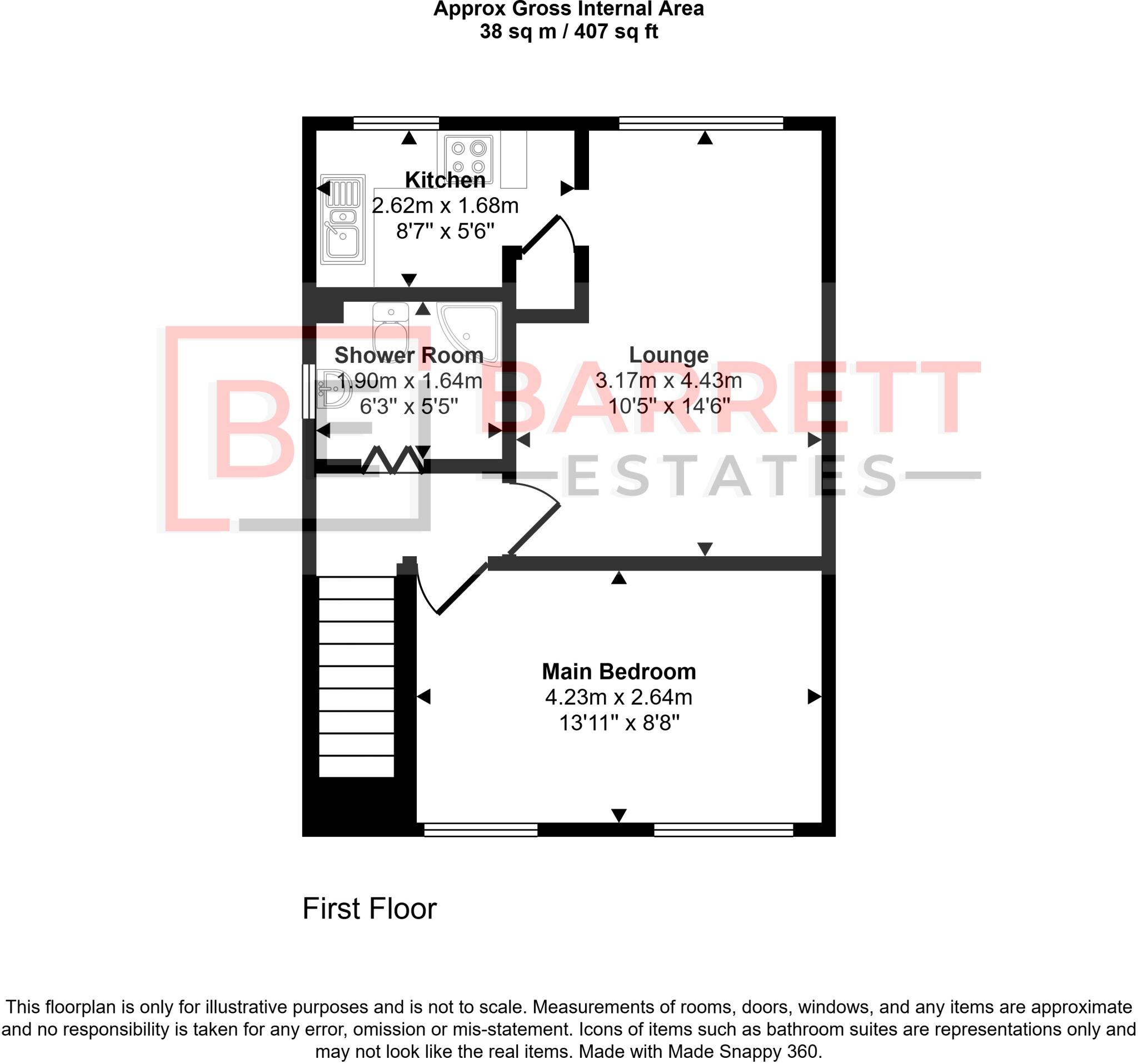 Coniston, Southend-on-Sea, Essex, SS2 floorplan