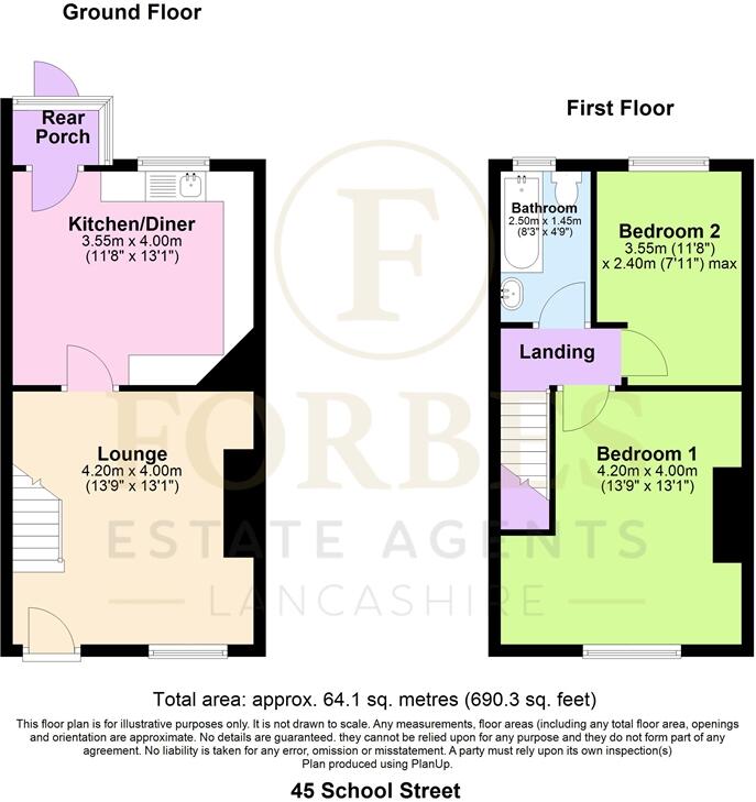 School Street, Bamber Bridge, Preston, PR5 floorplan