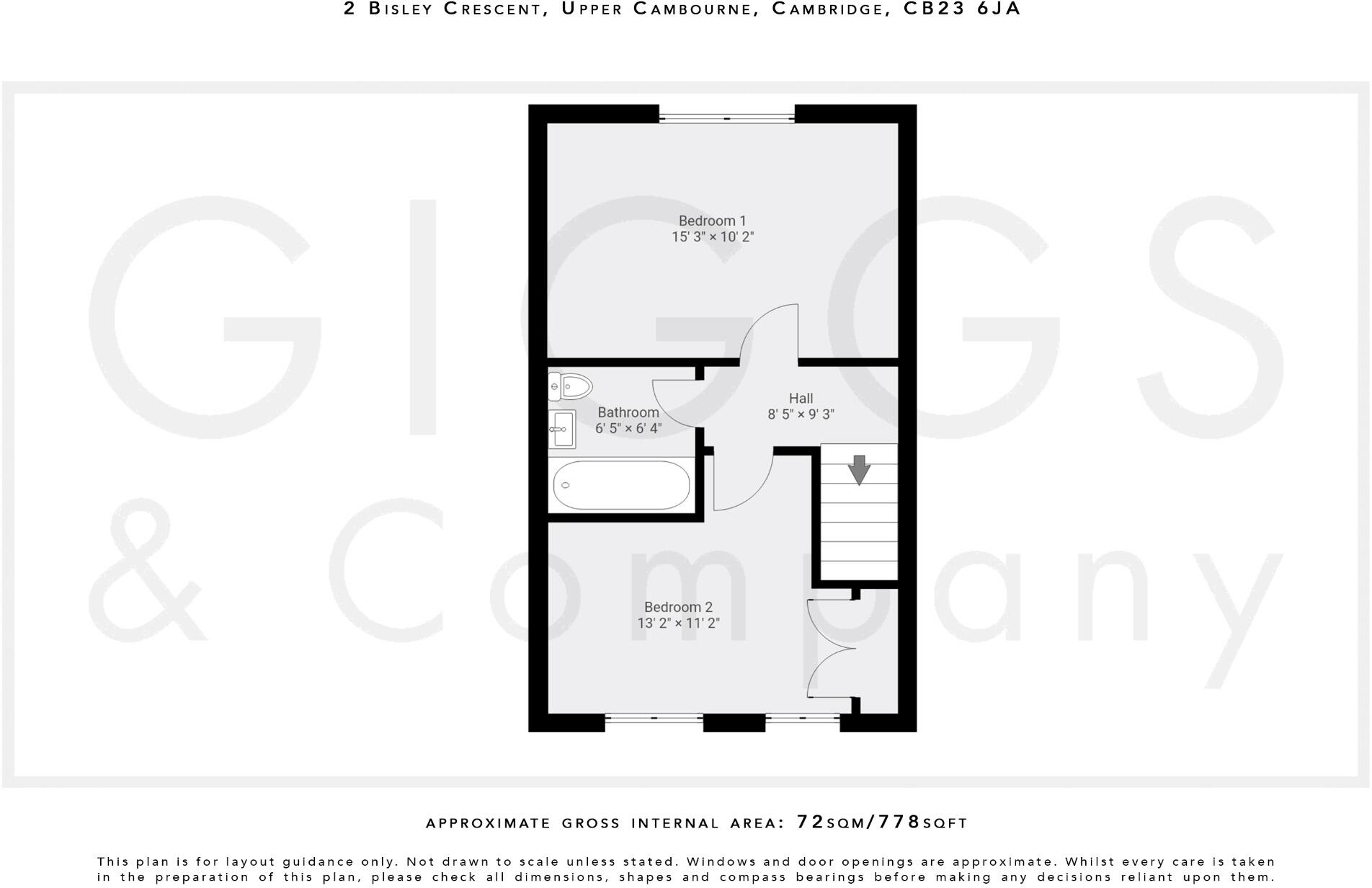 Bisley Crescent, Upper Cambourne, Cambridge floorplan
