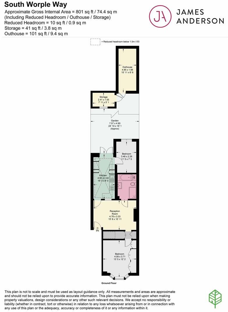 South Worple Way, London floorplan