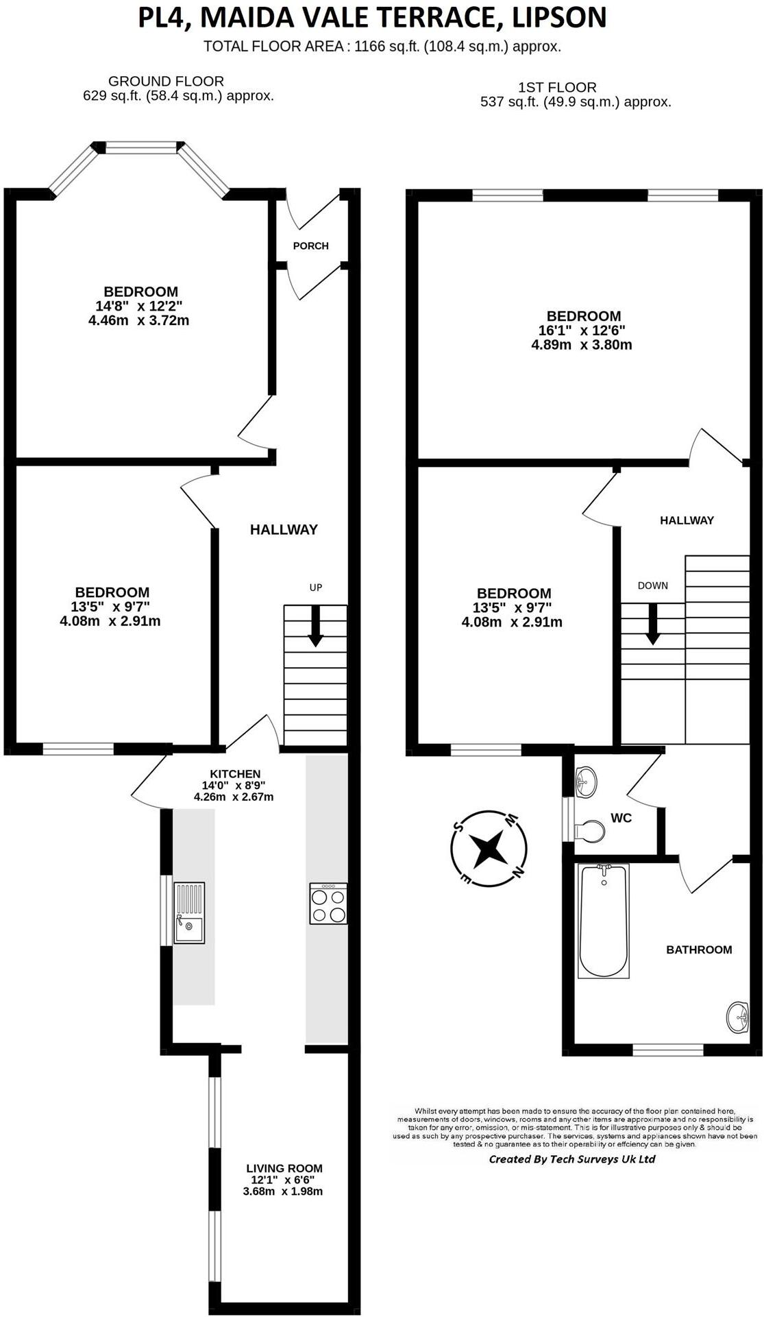 Maida Vale Terrace, Plymouth floorplan