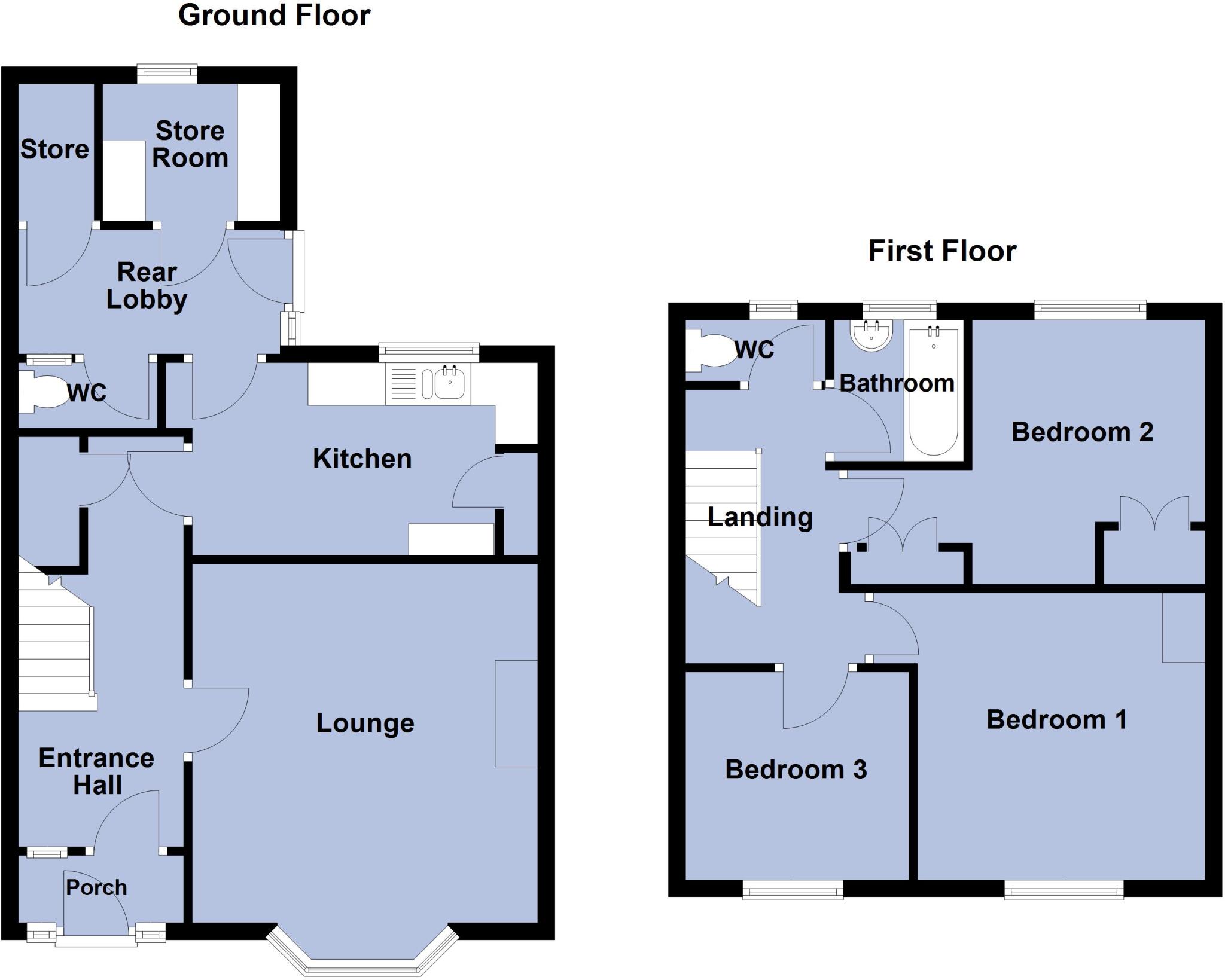Grounds Avenue, March, Cambs., PE15 9BG floorplan