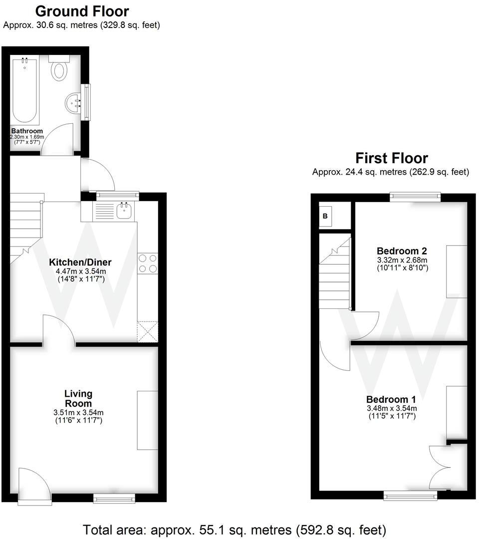 West Street, Salisbury floorplan