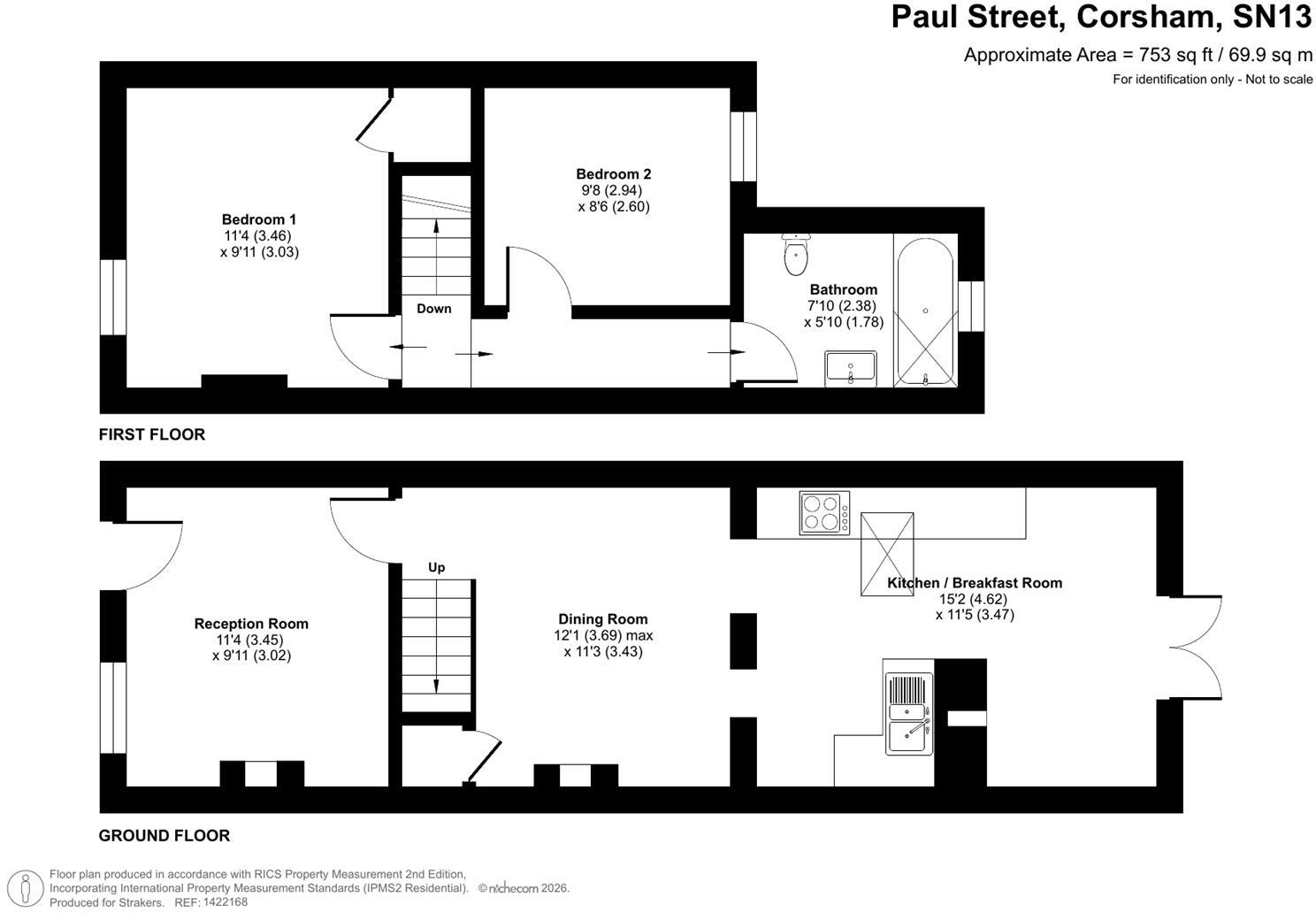 Paul Street, Corsham floorplan