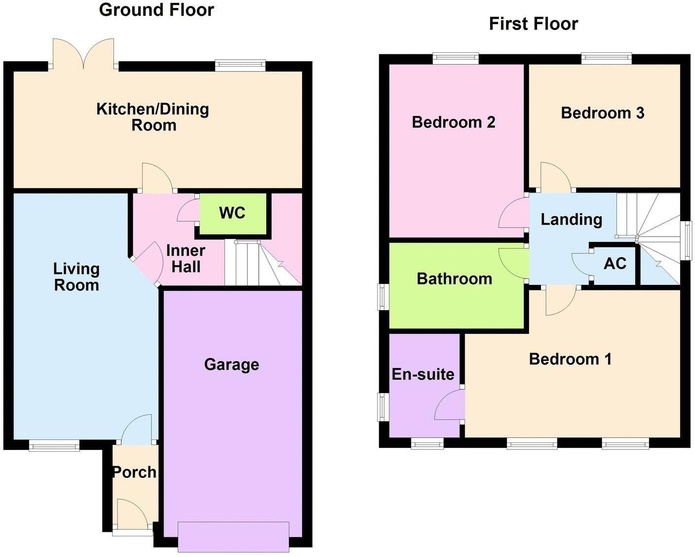 Fellows Close, Weldon Park, Corby Northamptonshire, NN17 3LT floorplan
