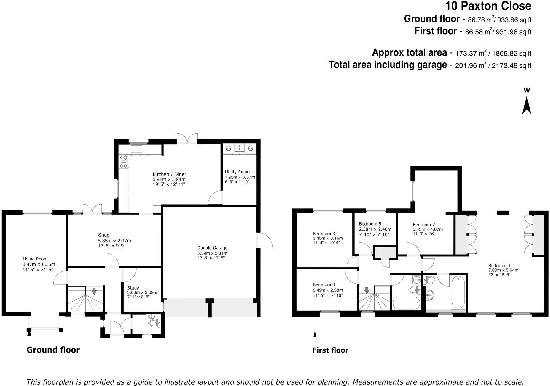 Paxton Close, Olney floorplan