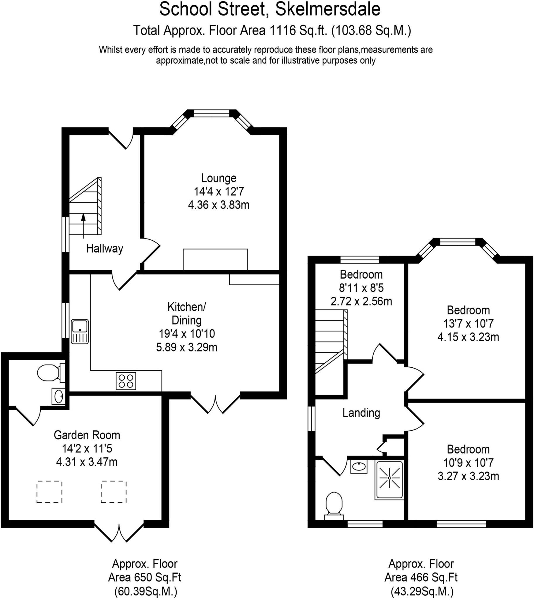 School Lane, Chapel House, WN8 floorplan