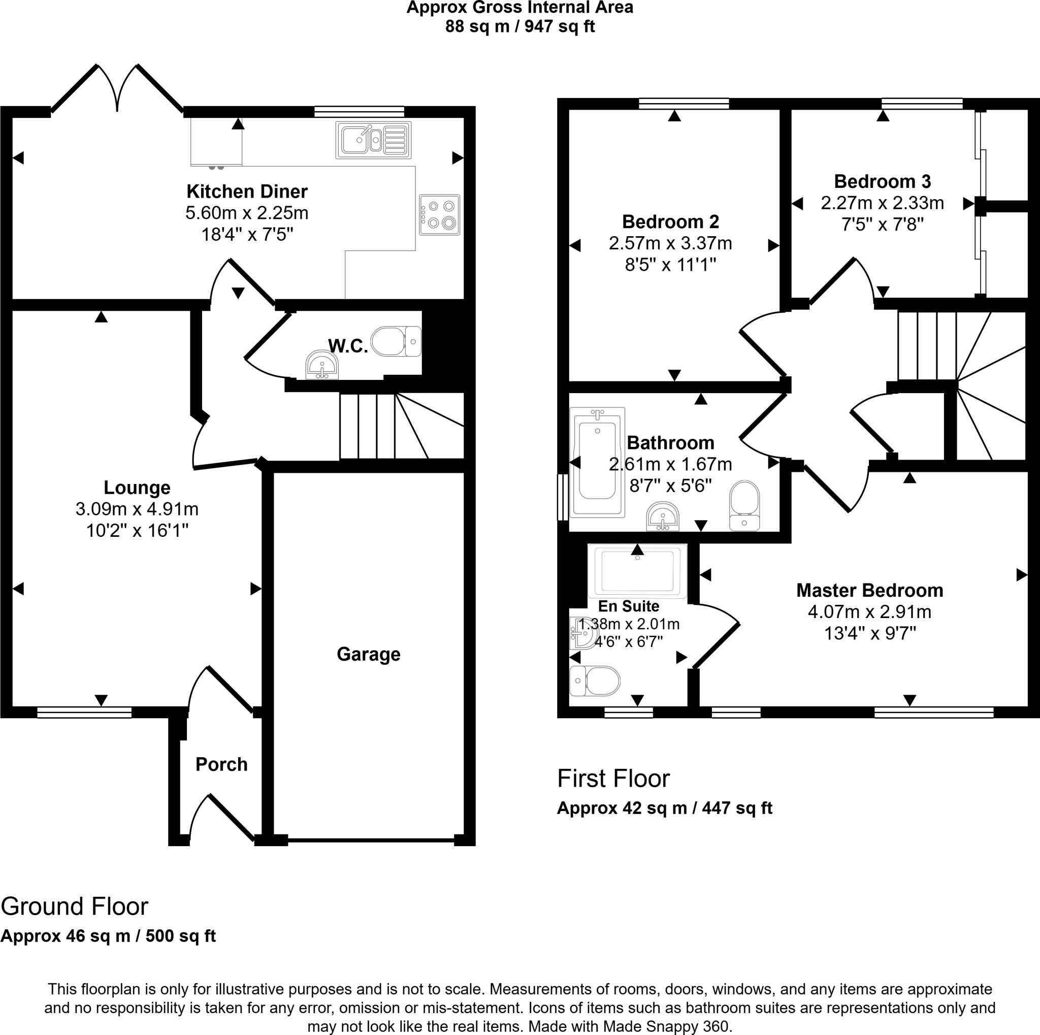 Springbank, Peterlee, Durham, SR8 1FA floorplan