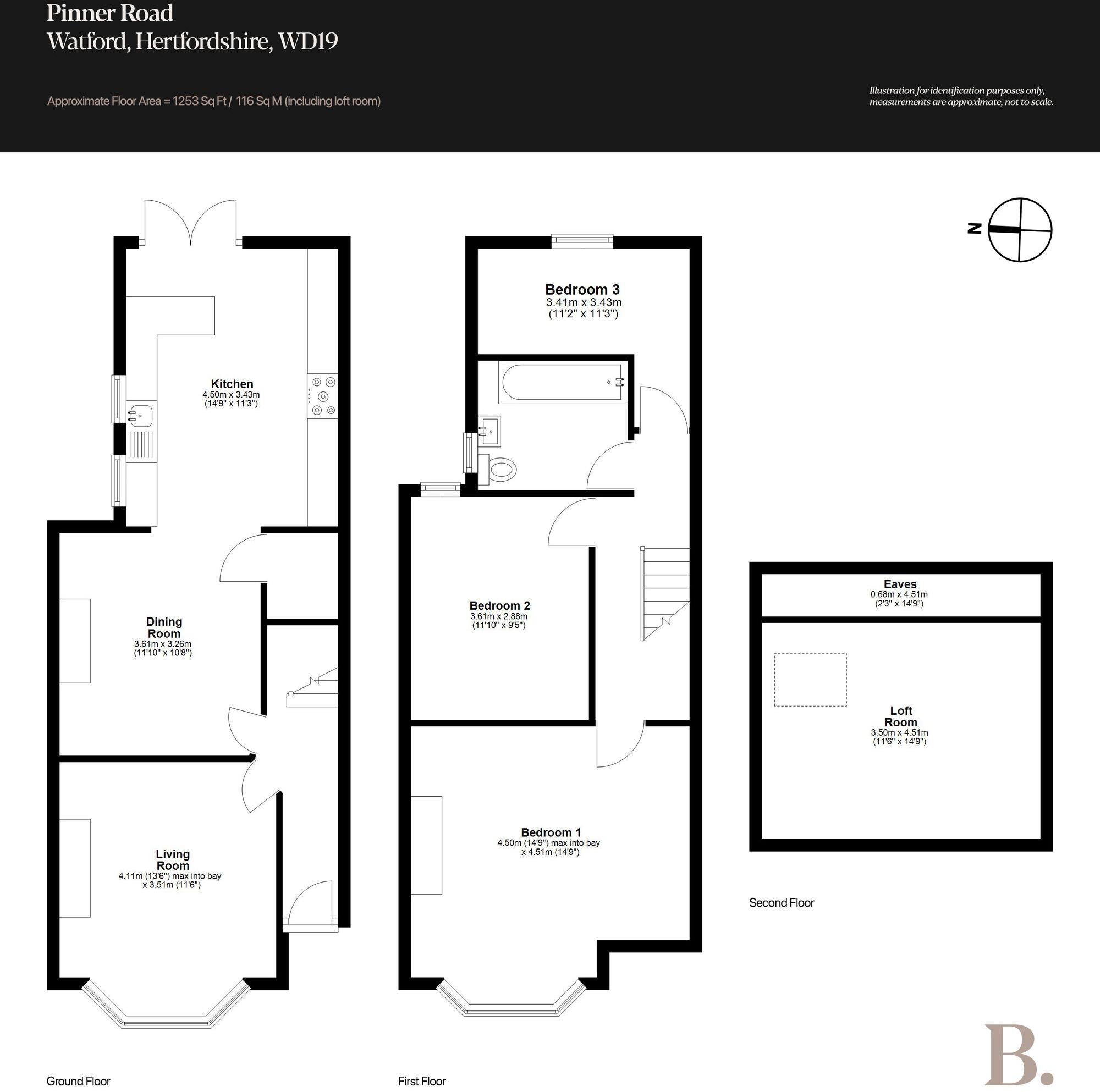 Pinner Road, Watford, WD19 floorplan