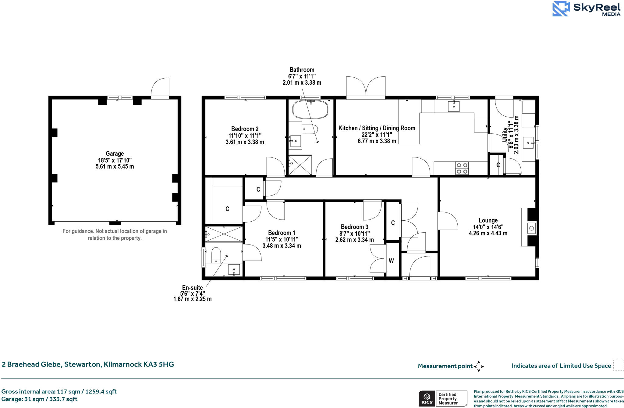 2, Braehead Glebe, Stewarton, Kilmarnock, East Ayrshire floorplan