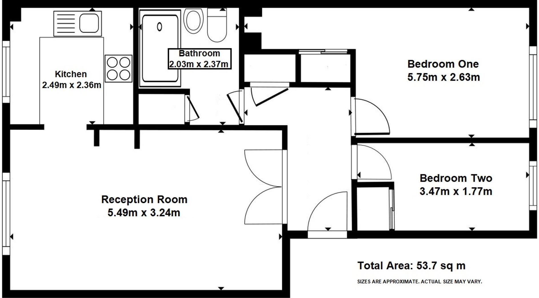 St. Christophers Gardens, Thornton Heath, CR7 floorplan
