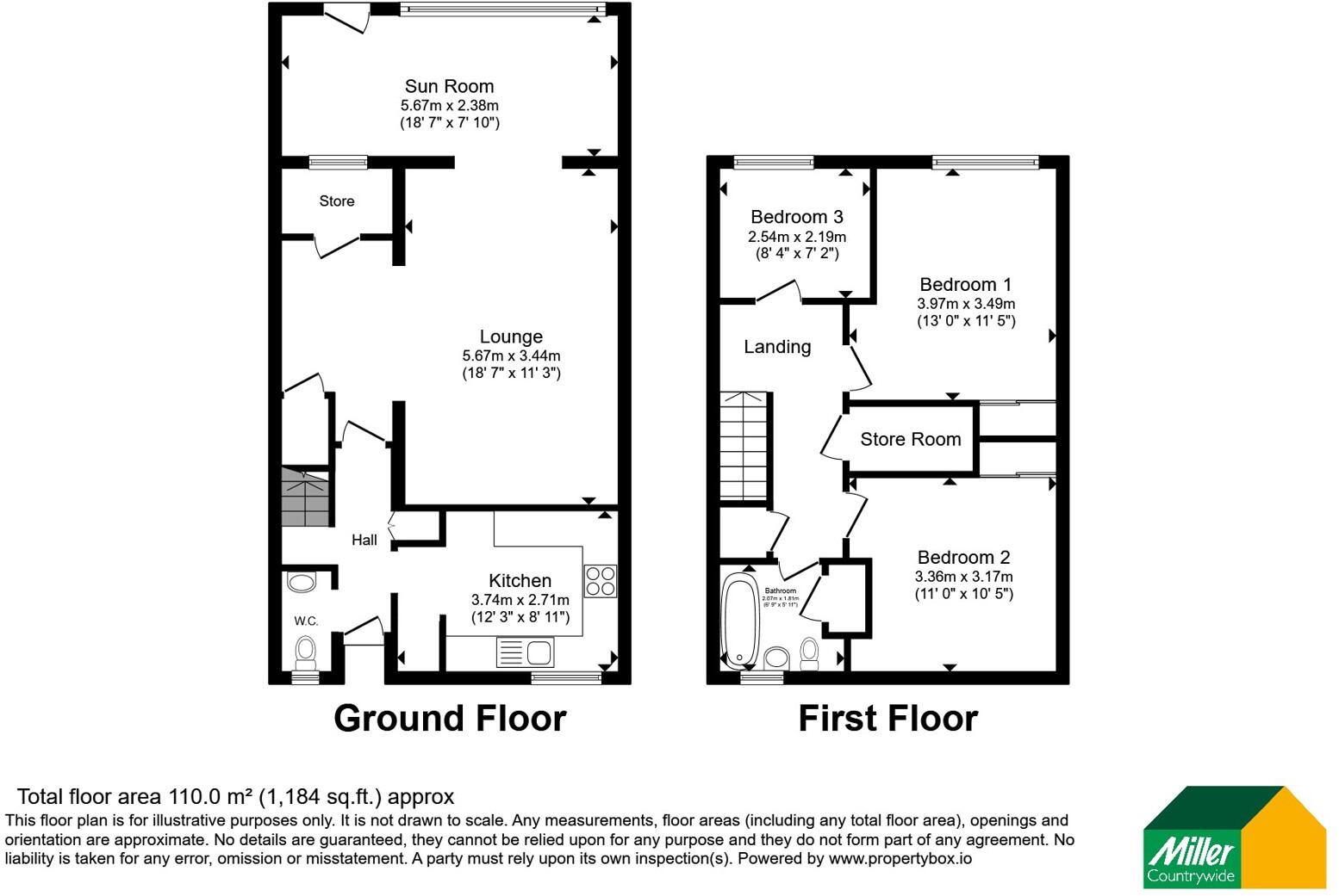 85, Bohelland Road, Cornwall floorplan