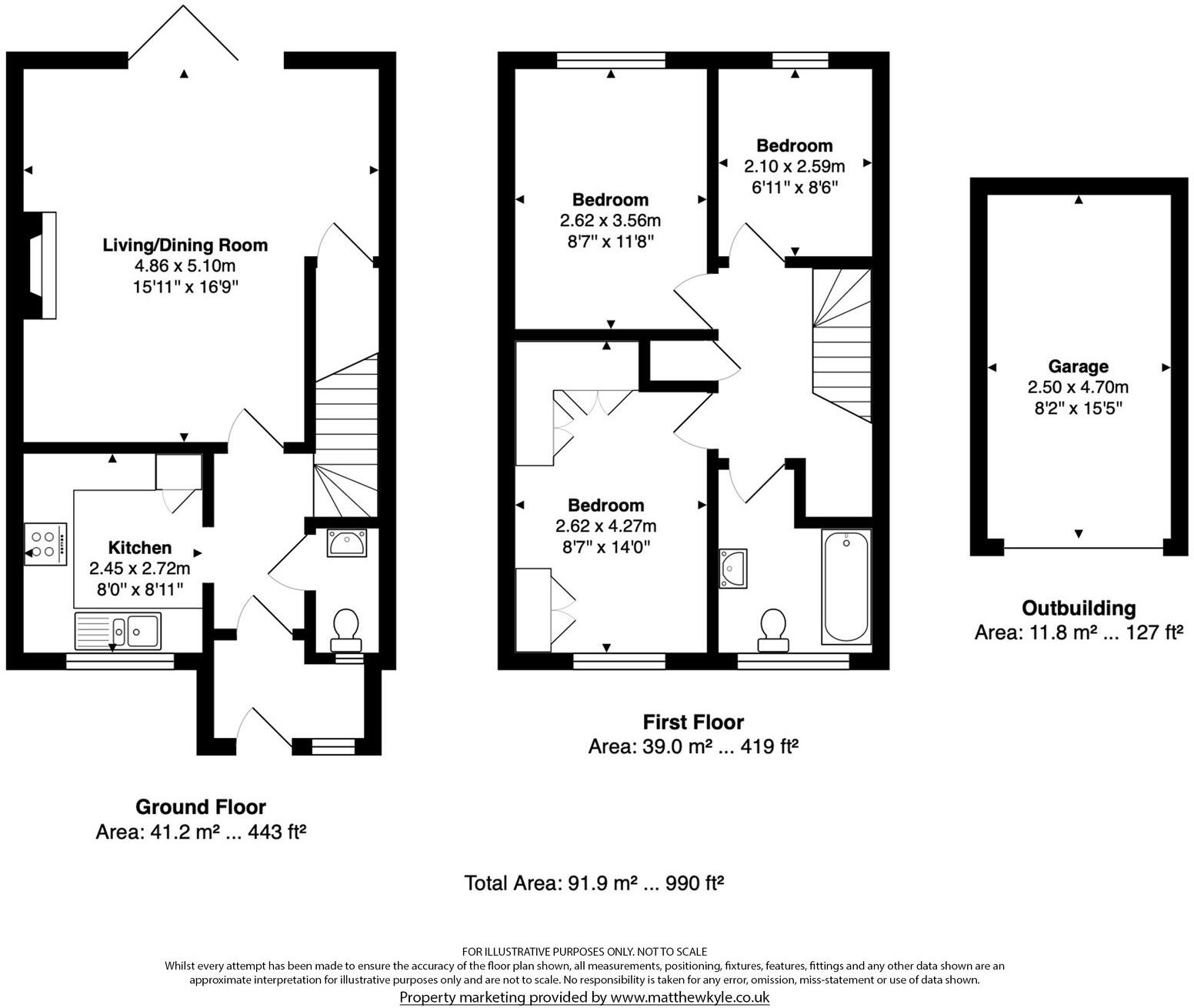 Homefield Road, Ware, SG12 floorplan