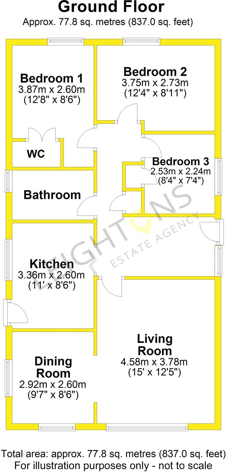 Aire Valley Drive, Bradley, BD20 floorplan