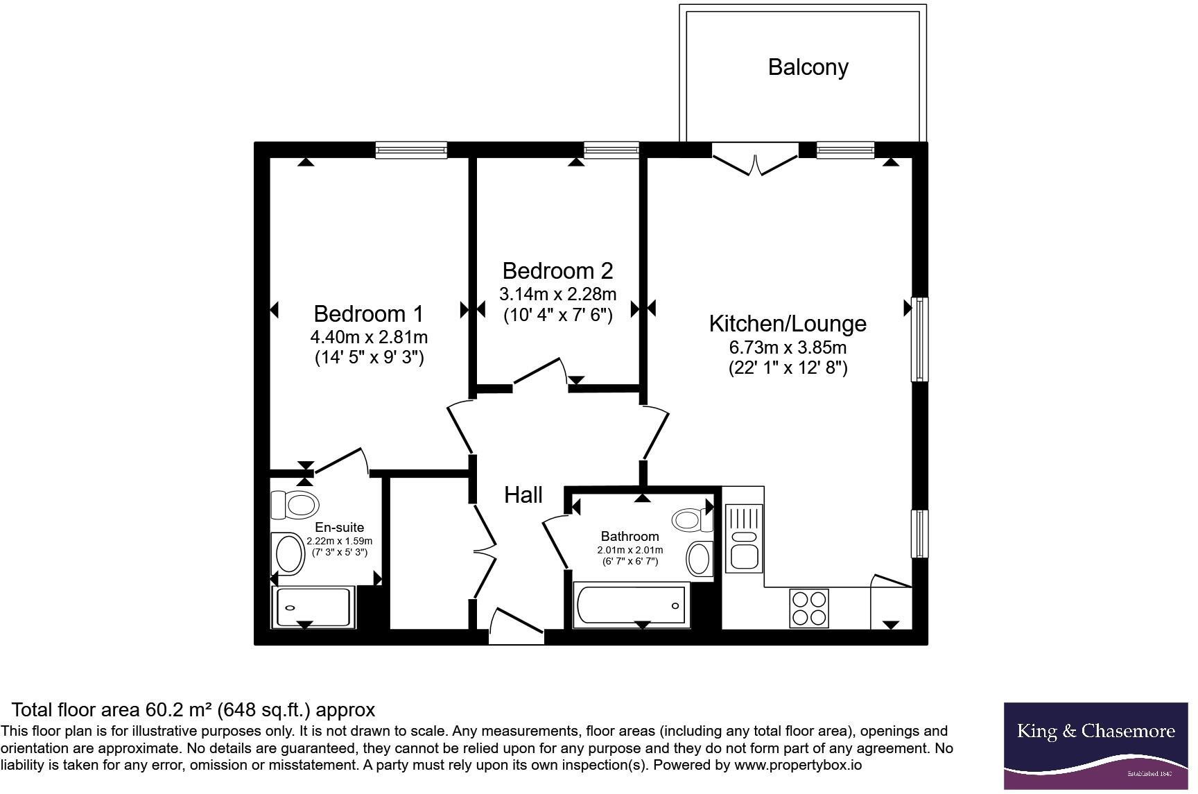 Denman Place, Brighton, East Sussex, BN1 floorplan