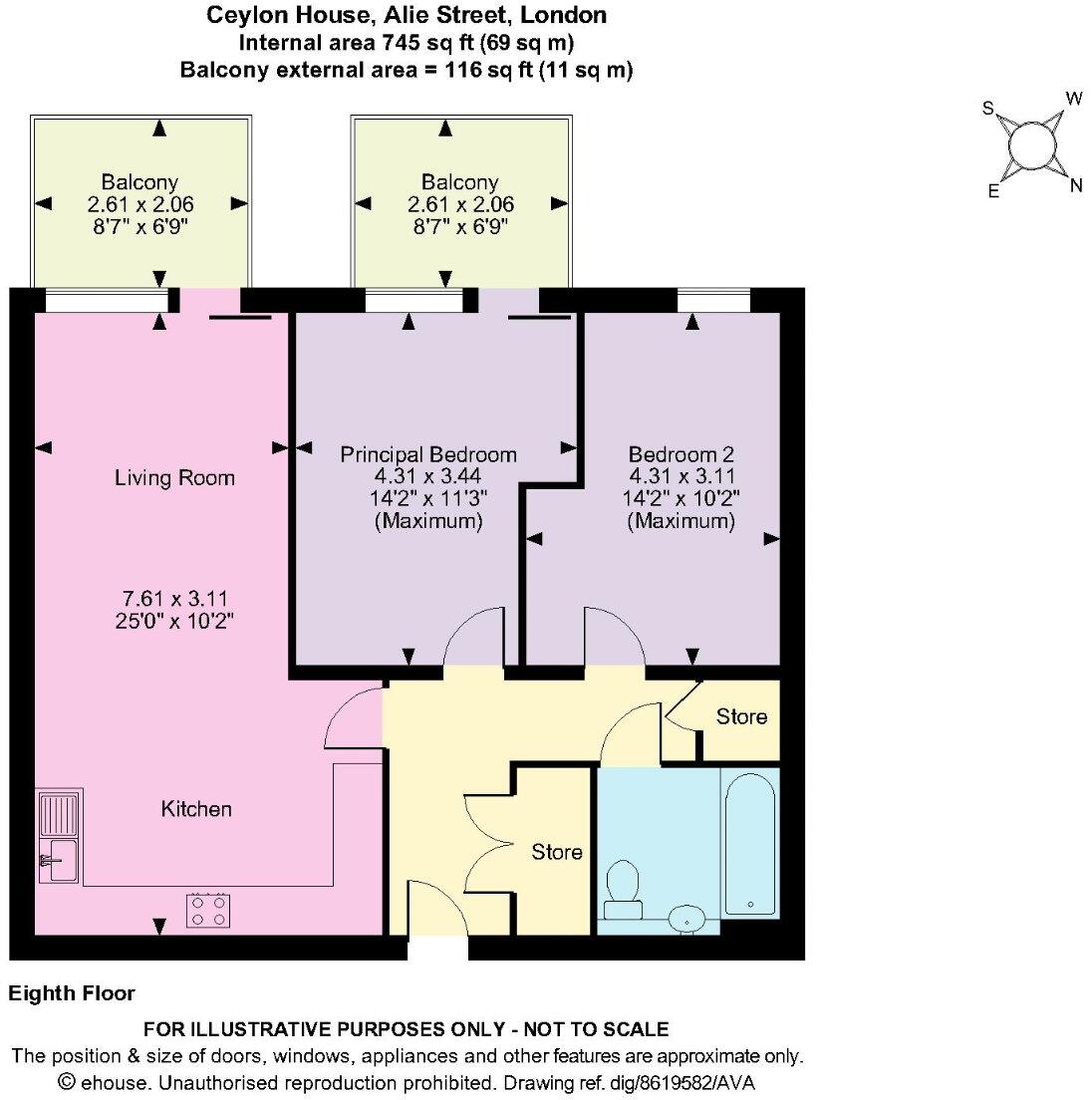 Alie Street, London floorplan