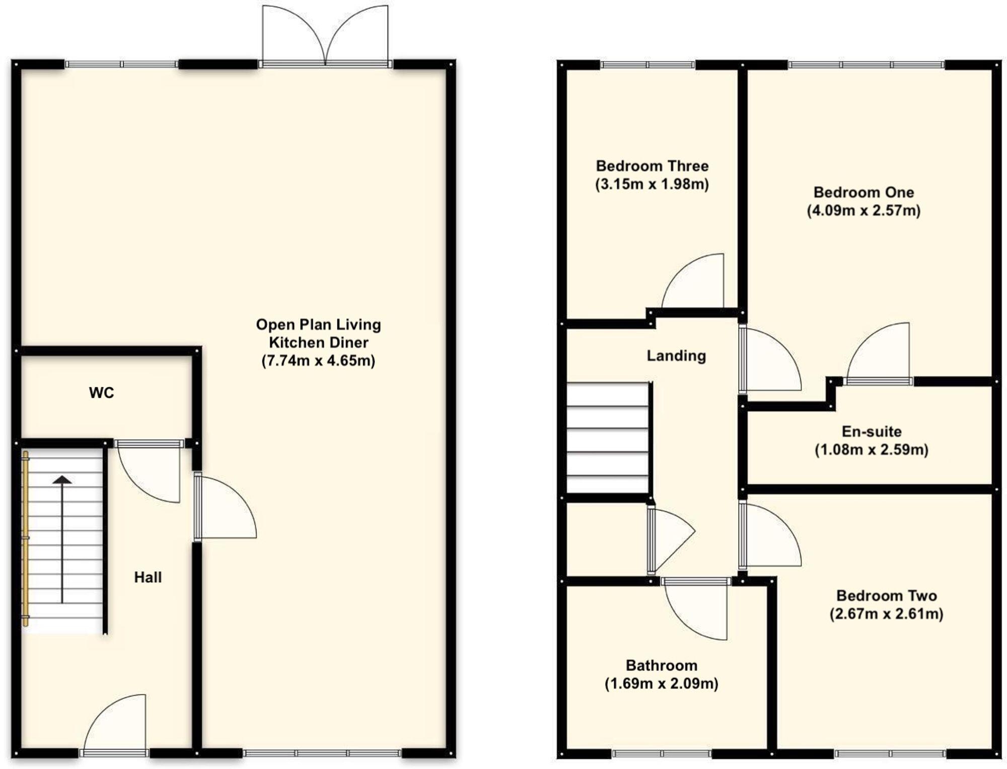 New Avenue, Rearsby, LE7 floorplan