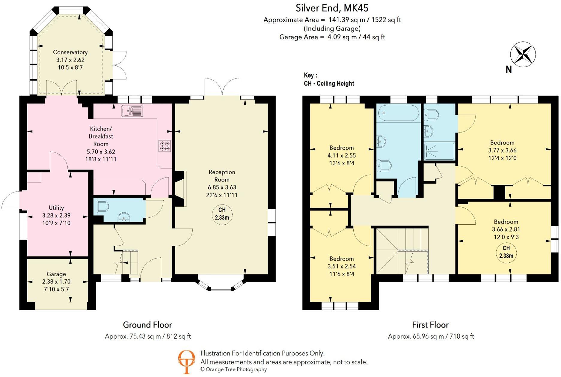 Silver End Road, Haynes, MK45 floorplan