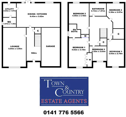 19, Ailsh Crescent, Robroyston, G33 1BL floorplan