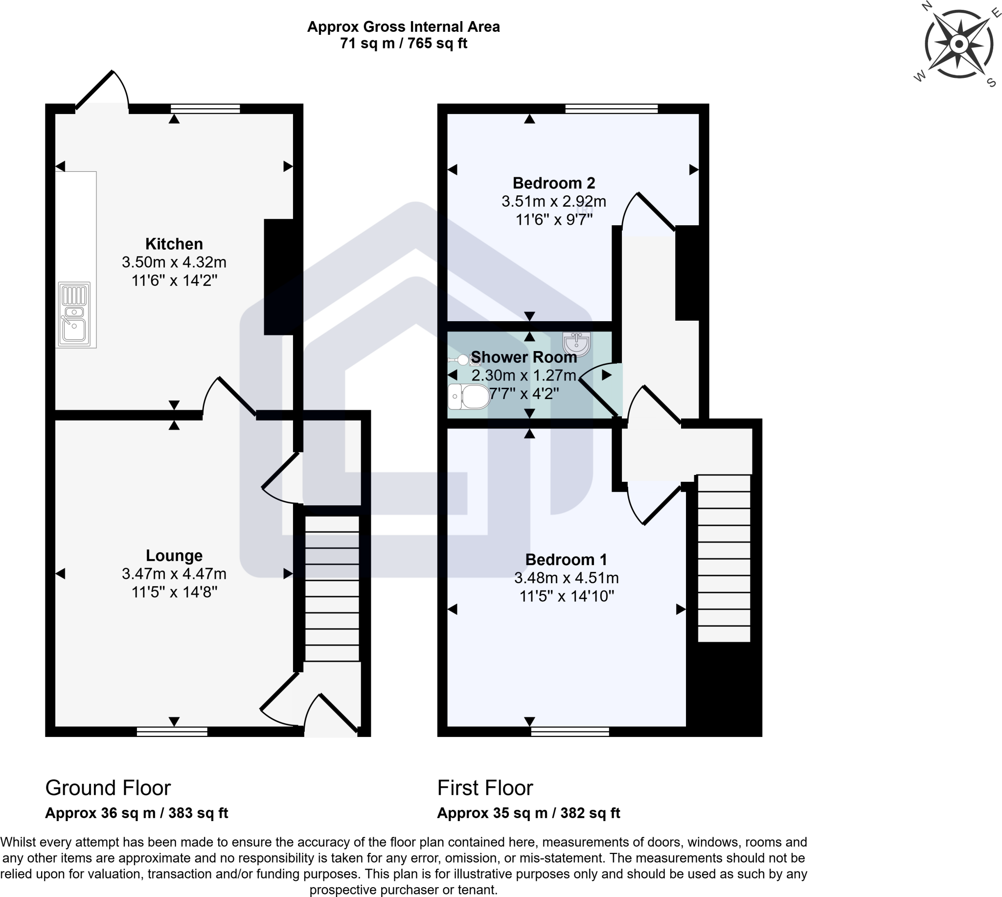 76 Wakefield Road
Kinsley, Pontefract, WF9 5EH floorplan