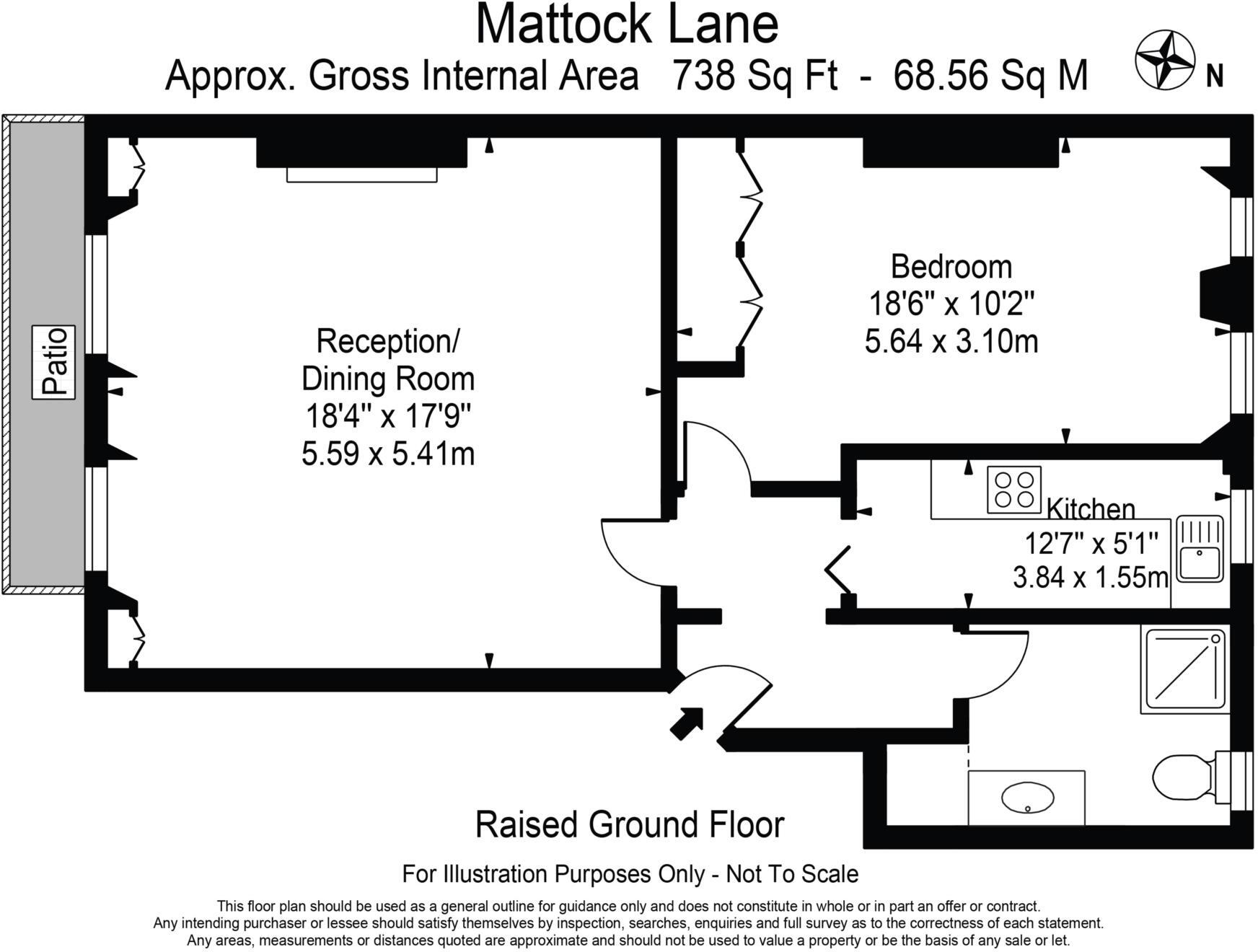 Mattock Lane, Ealing floorplan