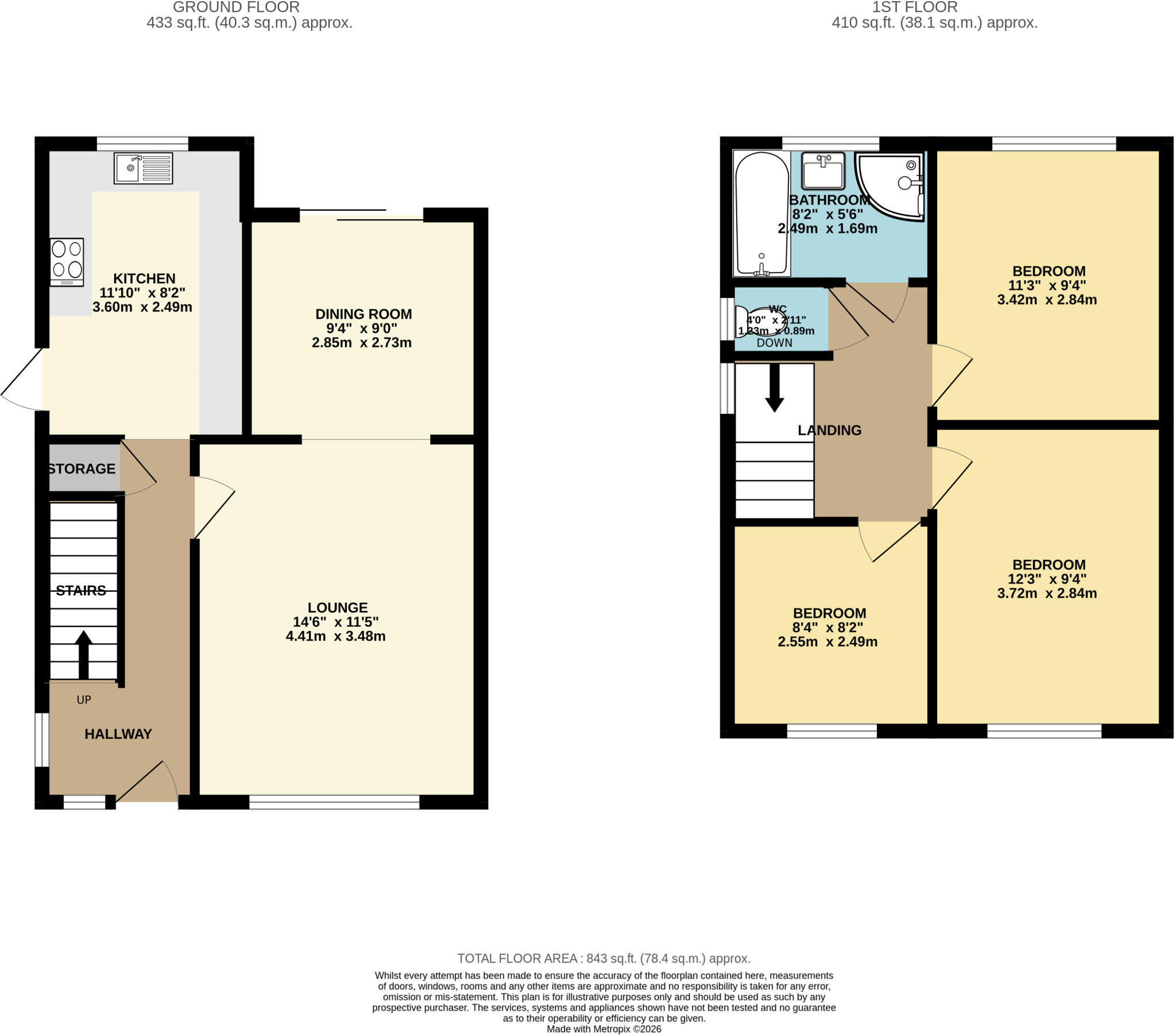 Crantock Drive, Heald Green, Stockport, Greater Manchester, SK8 floorplan
