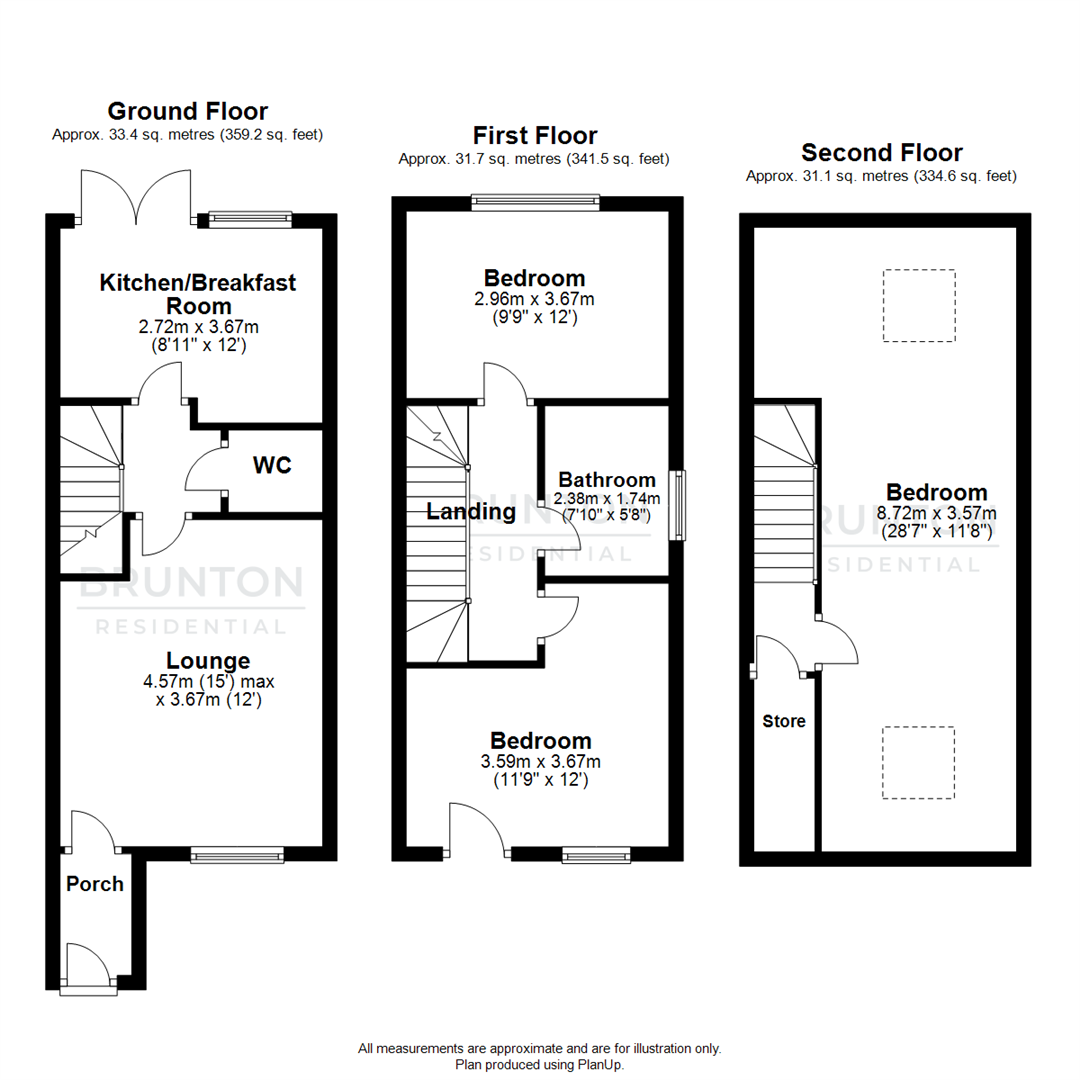 Roseden Way, Great Park, NE13 floorplan