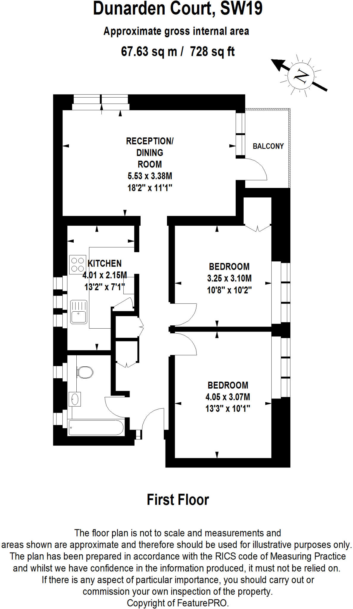 Dunarden Court, SW19 floorplan