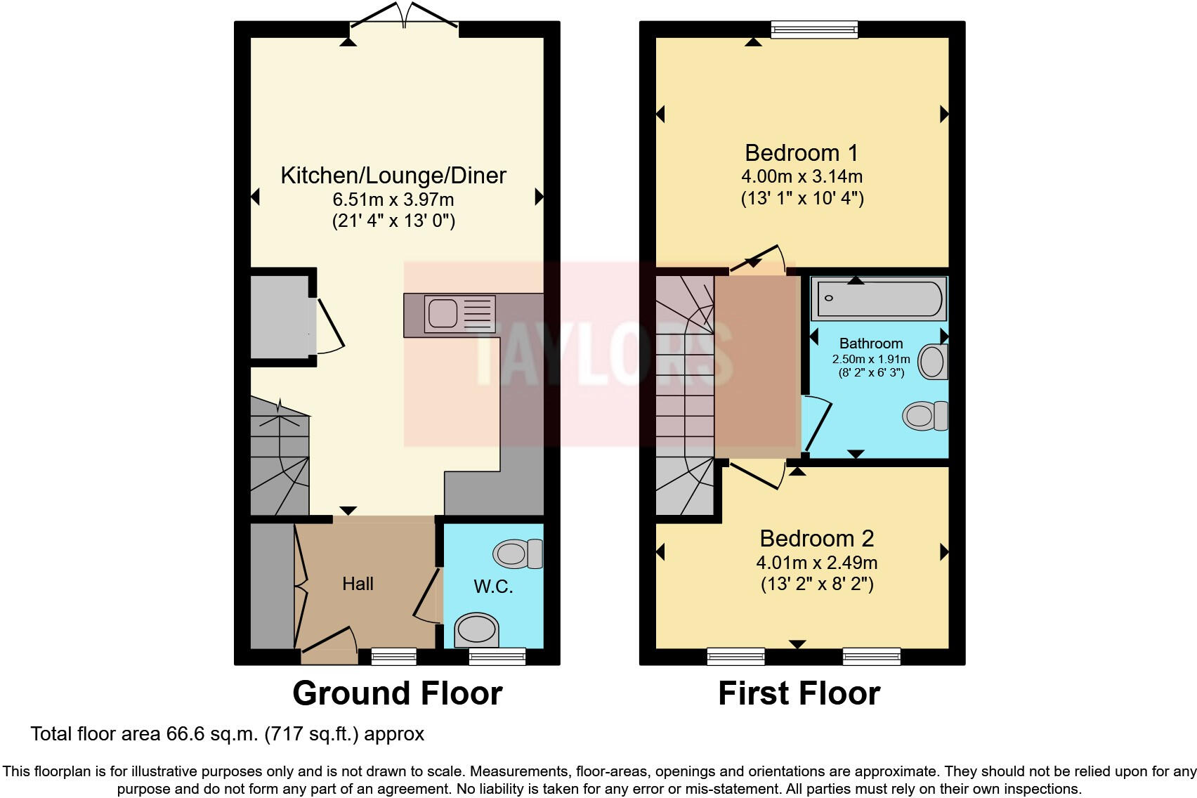 Rowan Drive, Lyde Green, Bristol floorplan