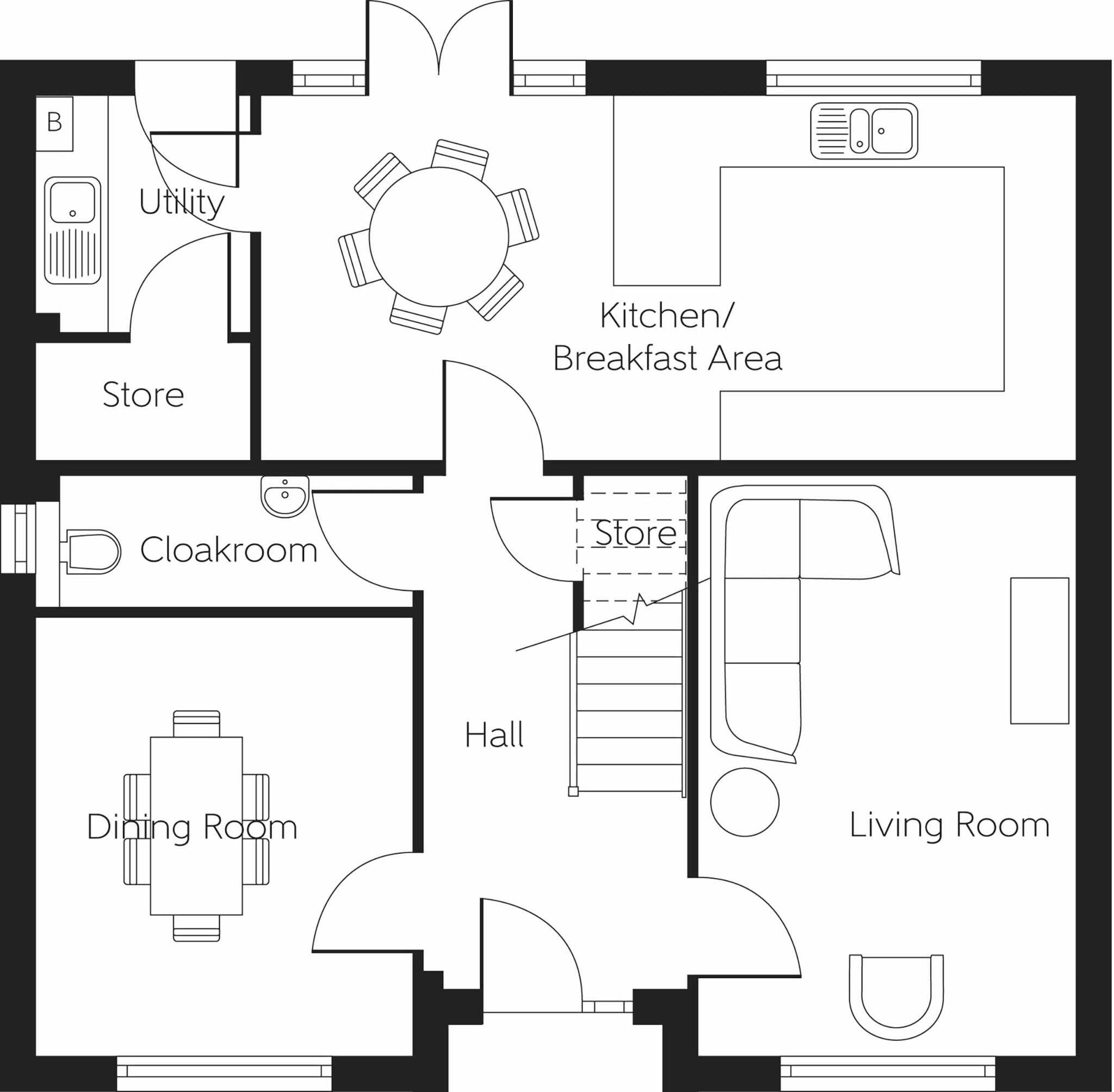 Off Castlehill, 
Elphinstone
EH33 2LY floorplan