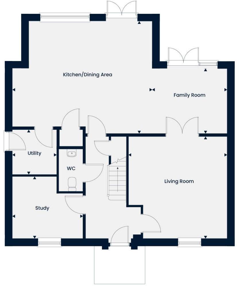 Bury Road,
Woolpit,
IP30 9UY floorplan