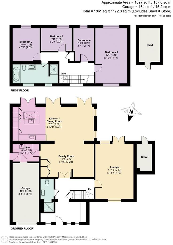 Nightingale Crescent, West Horsley floorplan