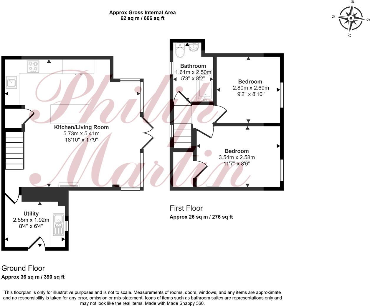 Coombe, St. Austell floorplan