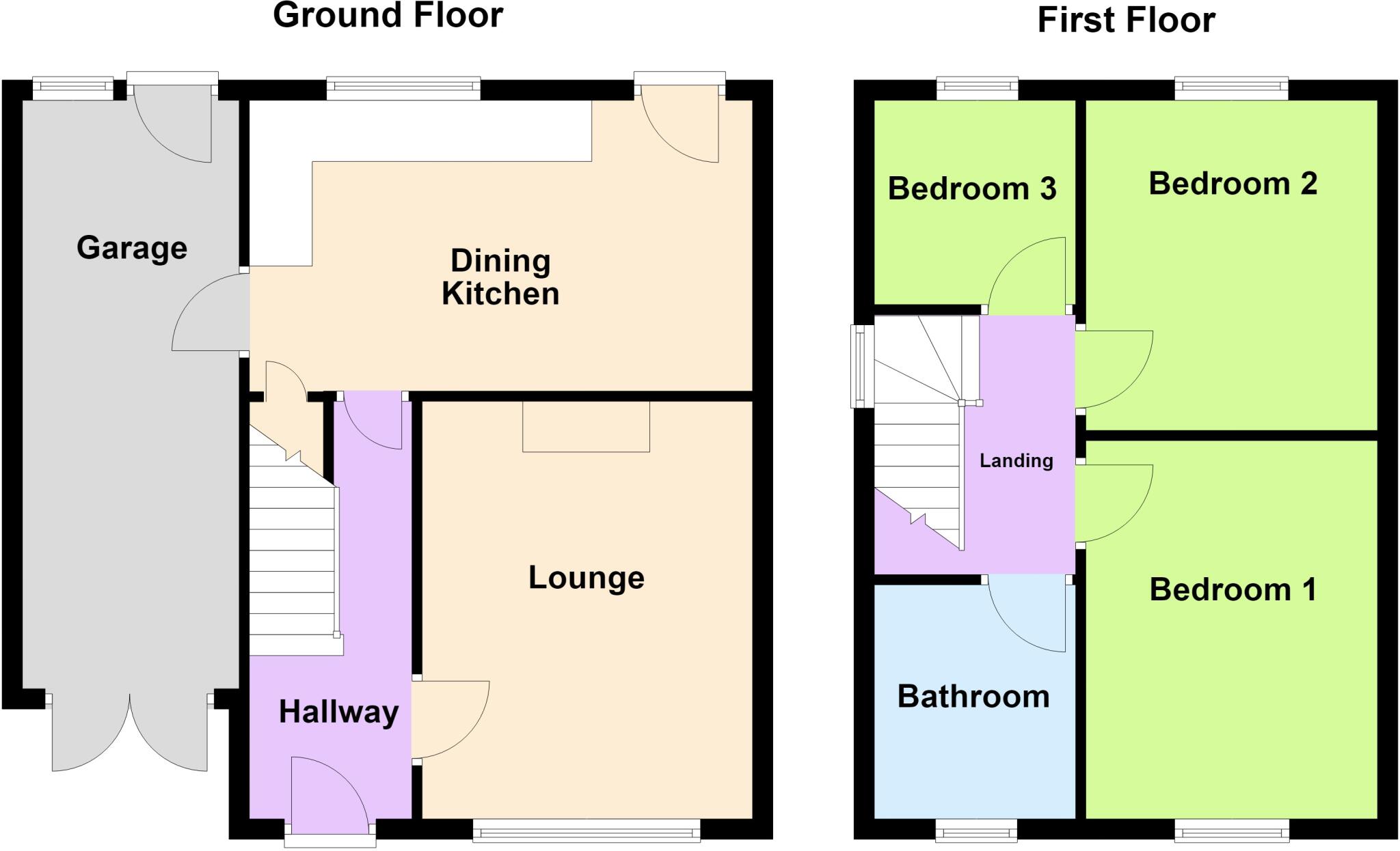 Lynton Avenue, Leyland, Lancashire floorplan