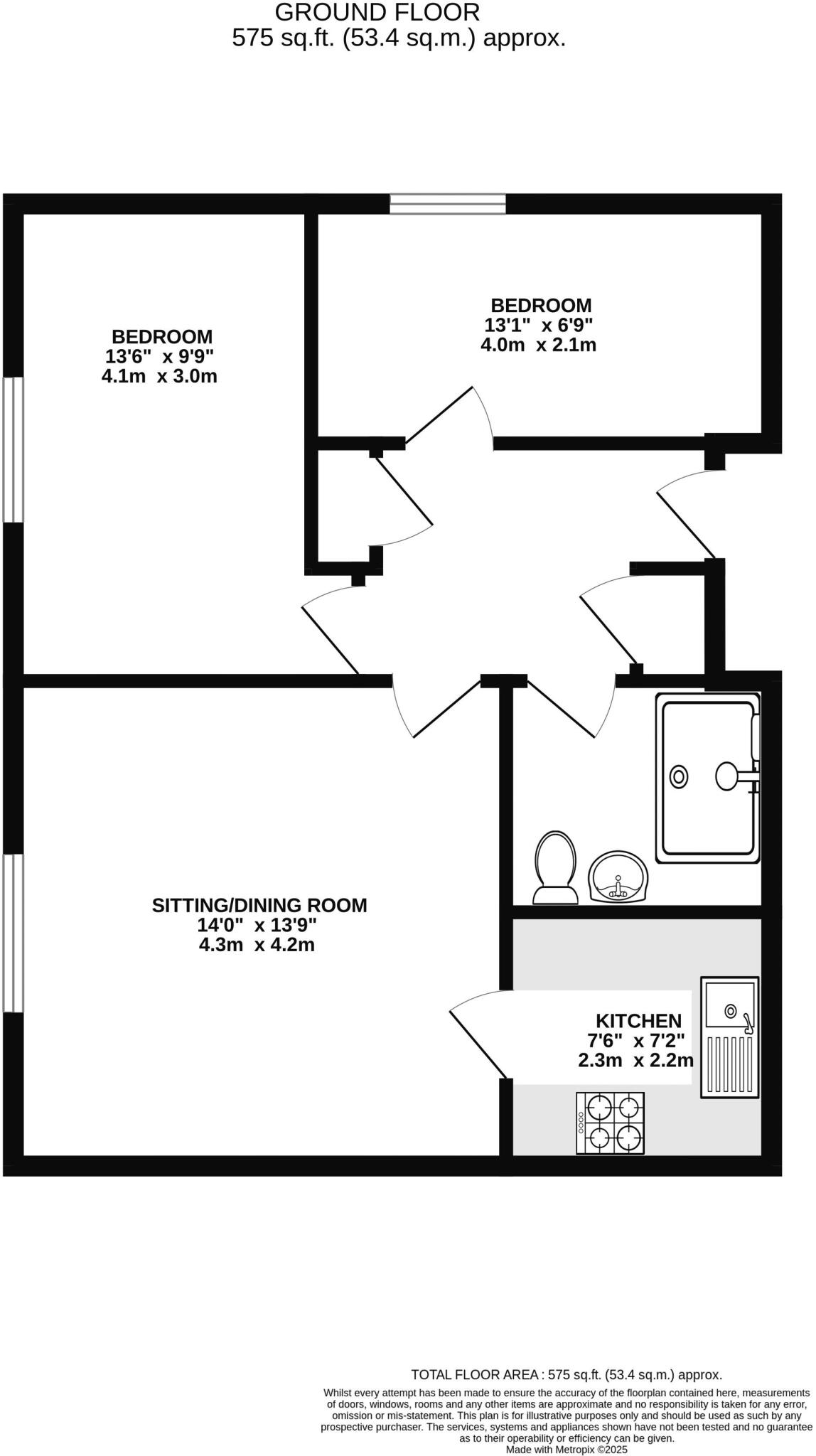 Priory Court, Wellington floorplan