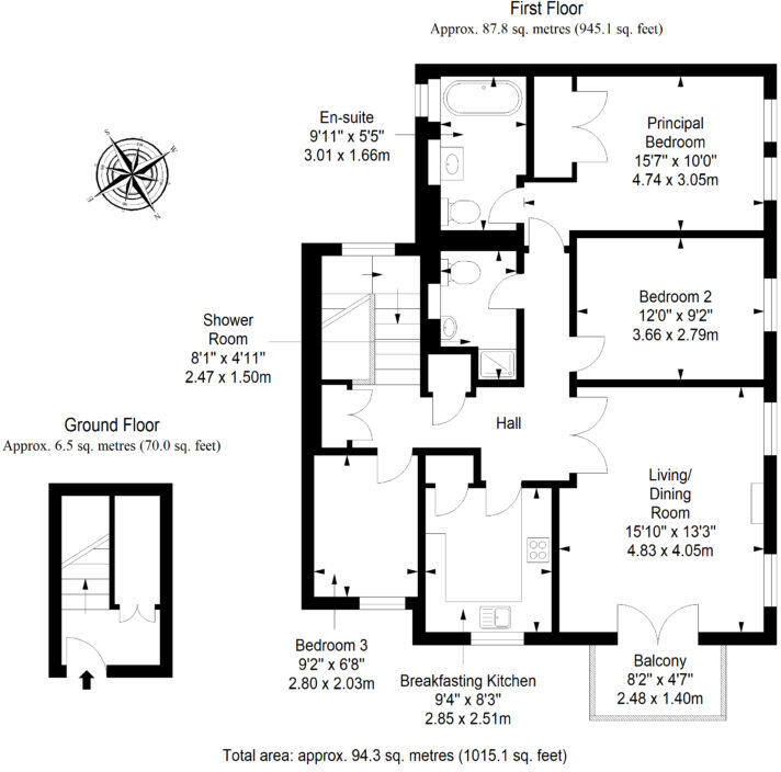 9 North Werber Park, Fettes, Edinburgh, EH4 1SY floorplan