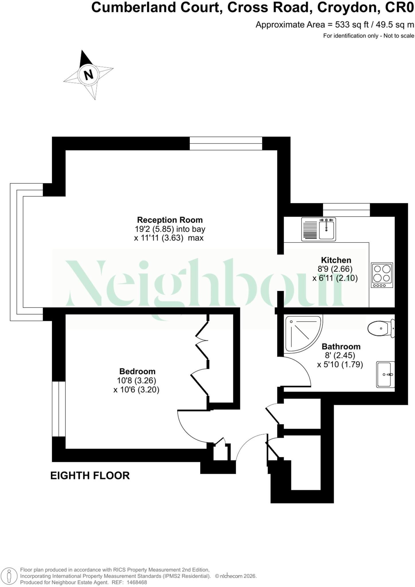21 Cross Road, Croydon, CR0 6TE floorplan