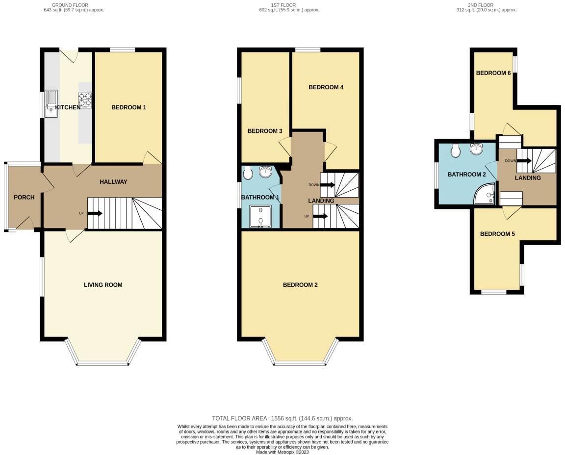 17, Craig Y Don, Bangor floorplan