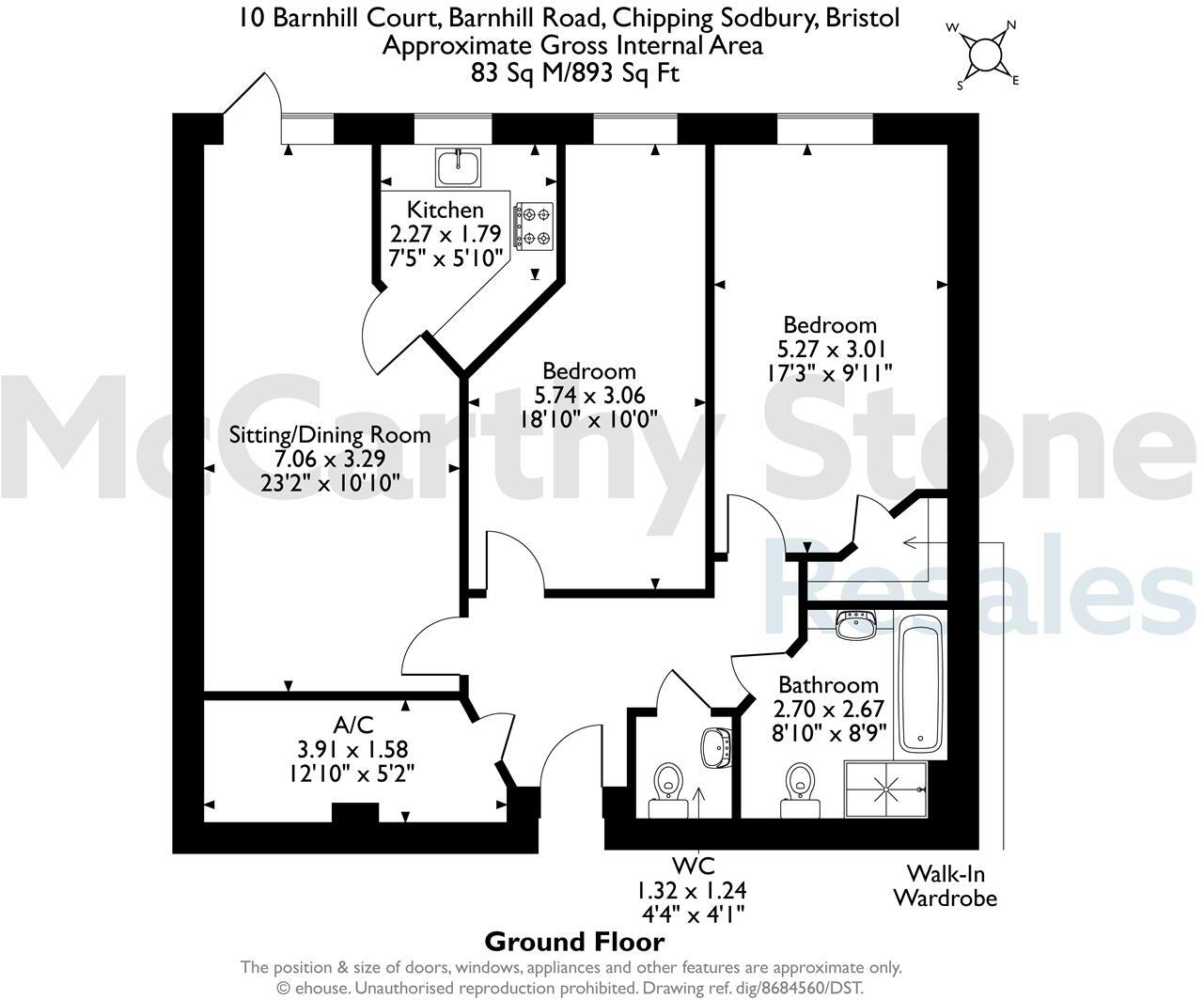 Barnhill Court, Barnhill Road, Chipping Sodbury, Bristol floorplan