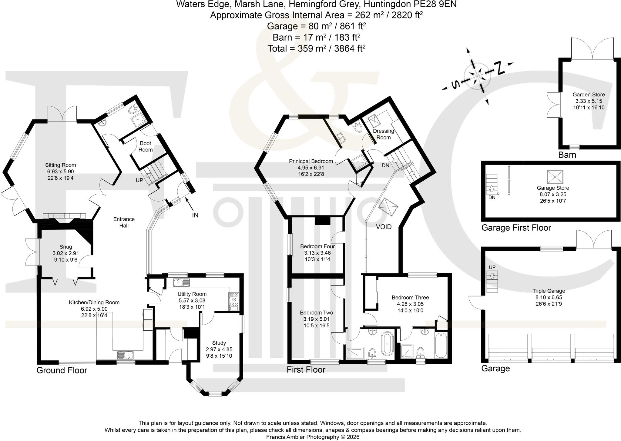 Marsh Lane, Hemingford Grey, Huntingdon, Cambridgeshire, PE28 floorplan