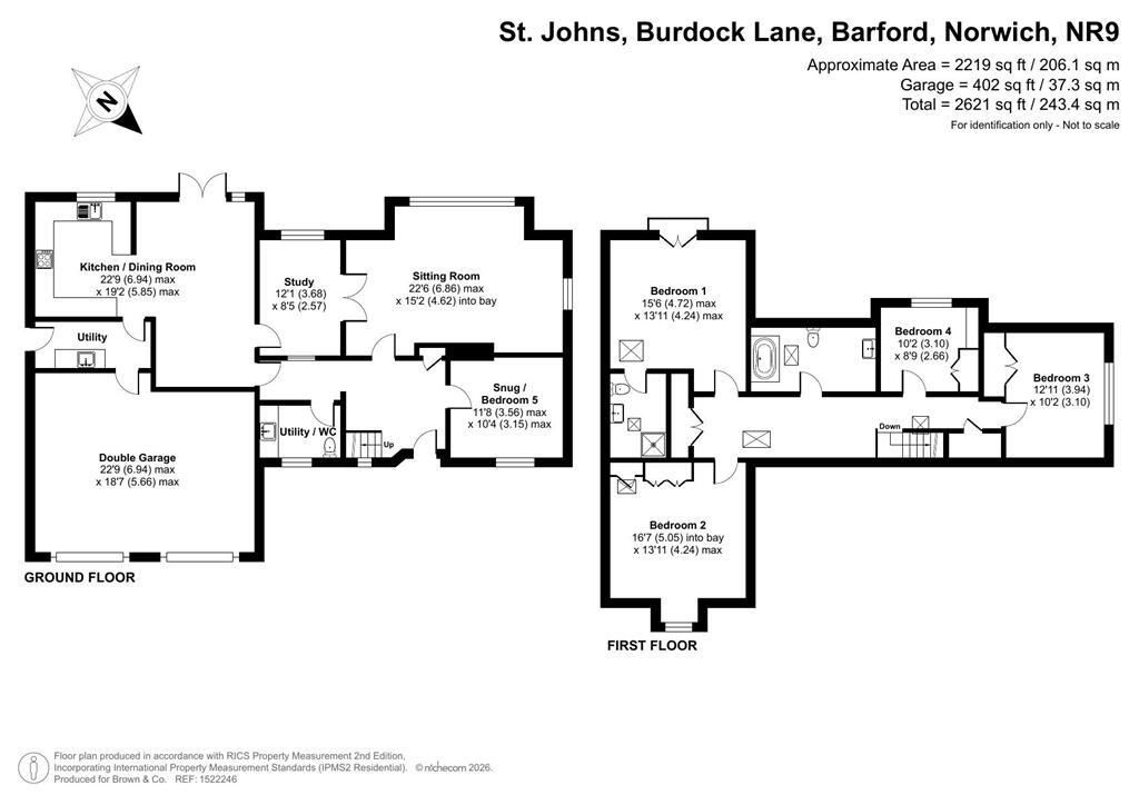 Burdock Lane, Barford, NR9 floorplan
