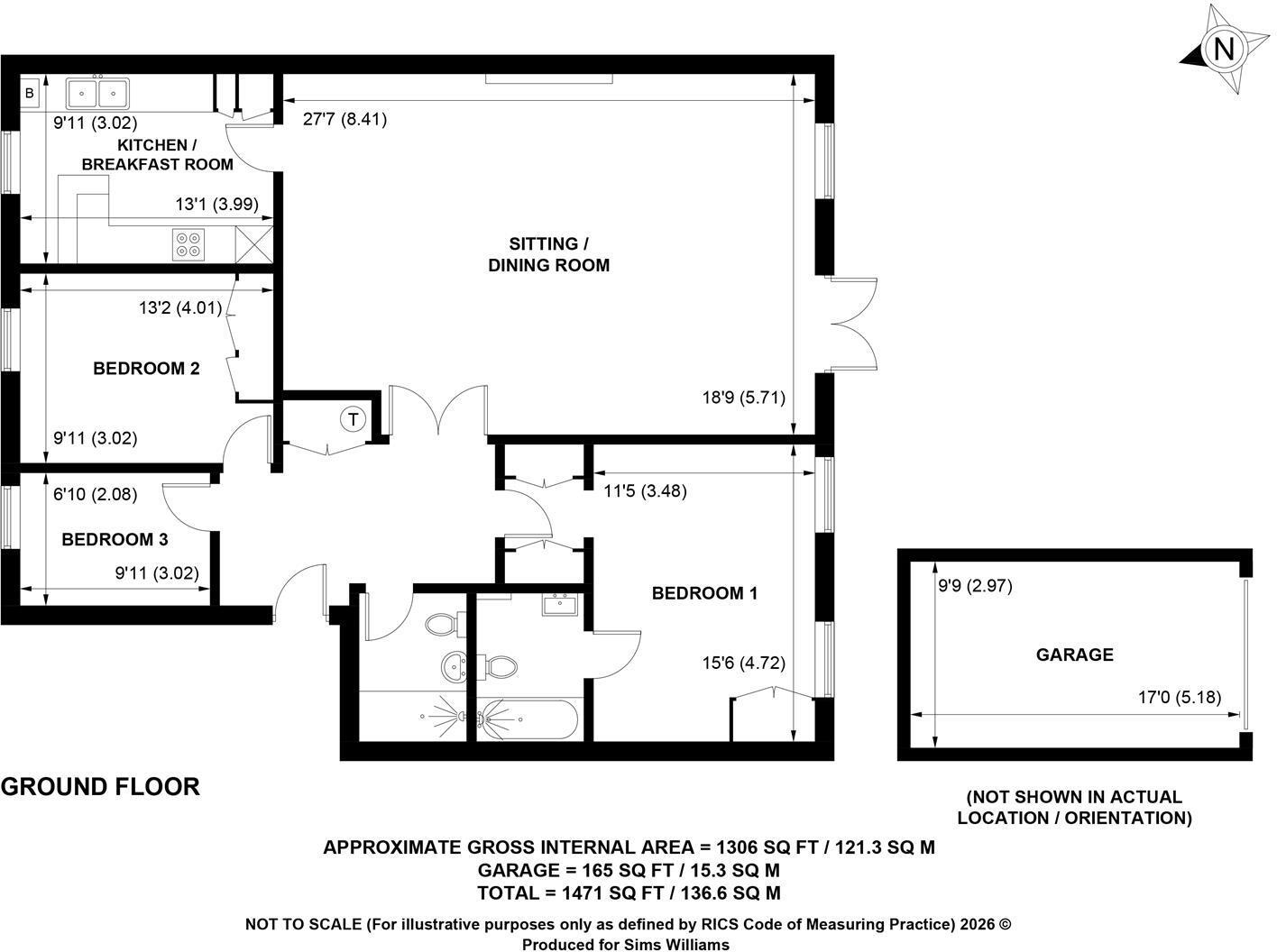 The Street, Walberton floorplan