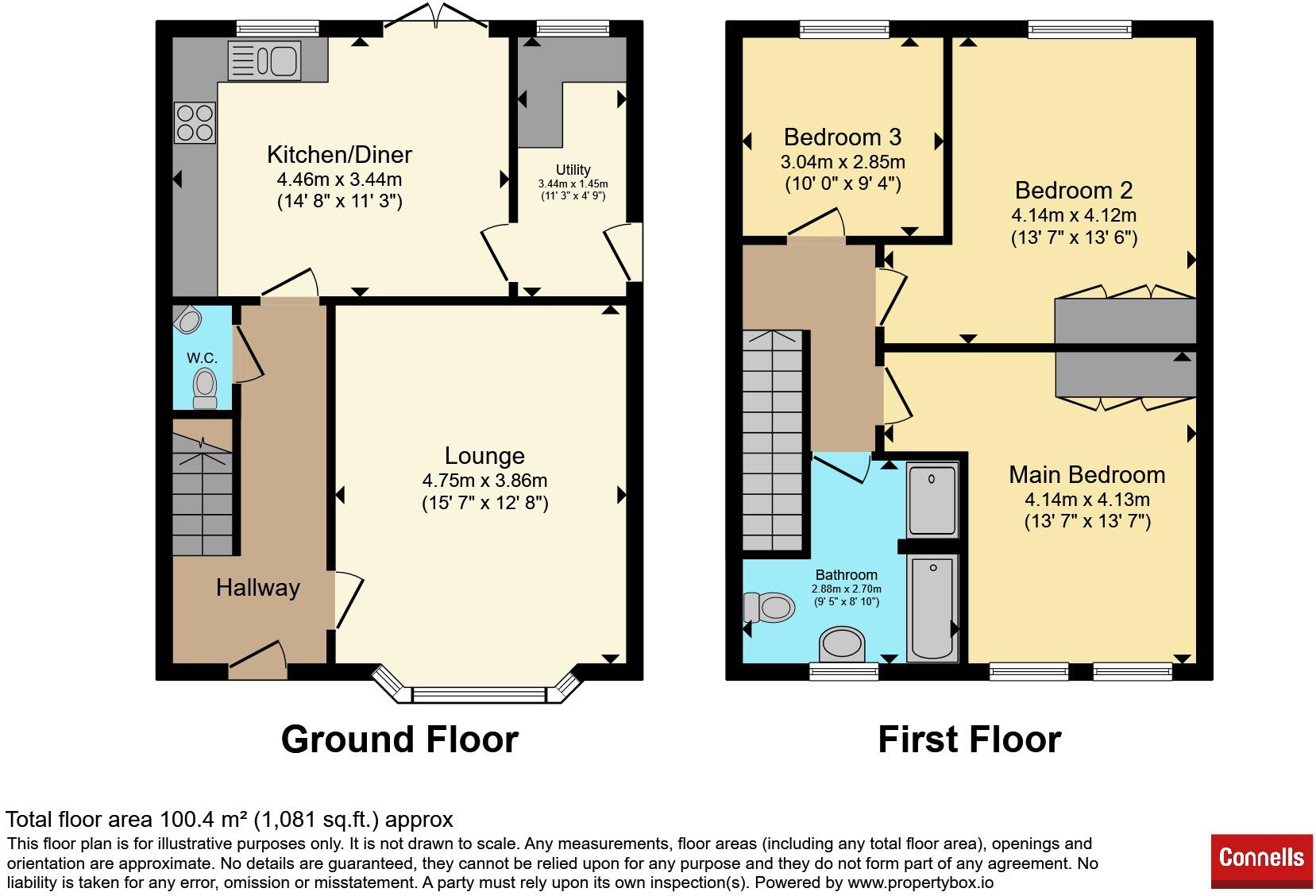 Pilgrim Gardens, Grantham floorplan