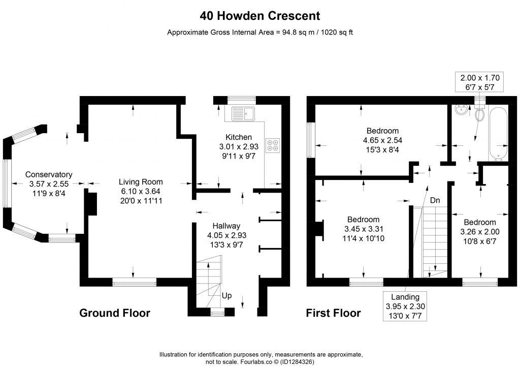 40 Howden Crescent, Jedburgh, TD8 6JY floorplan