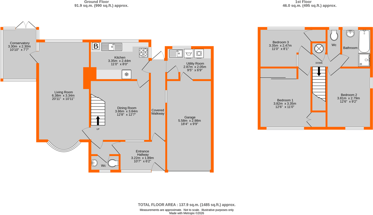 Cameron Road, Bromley, BR2 floorplan