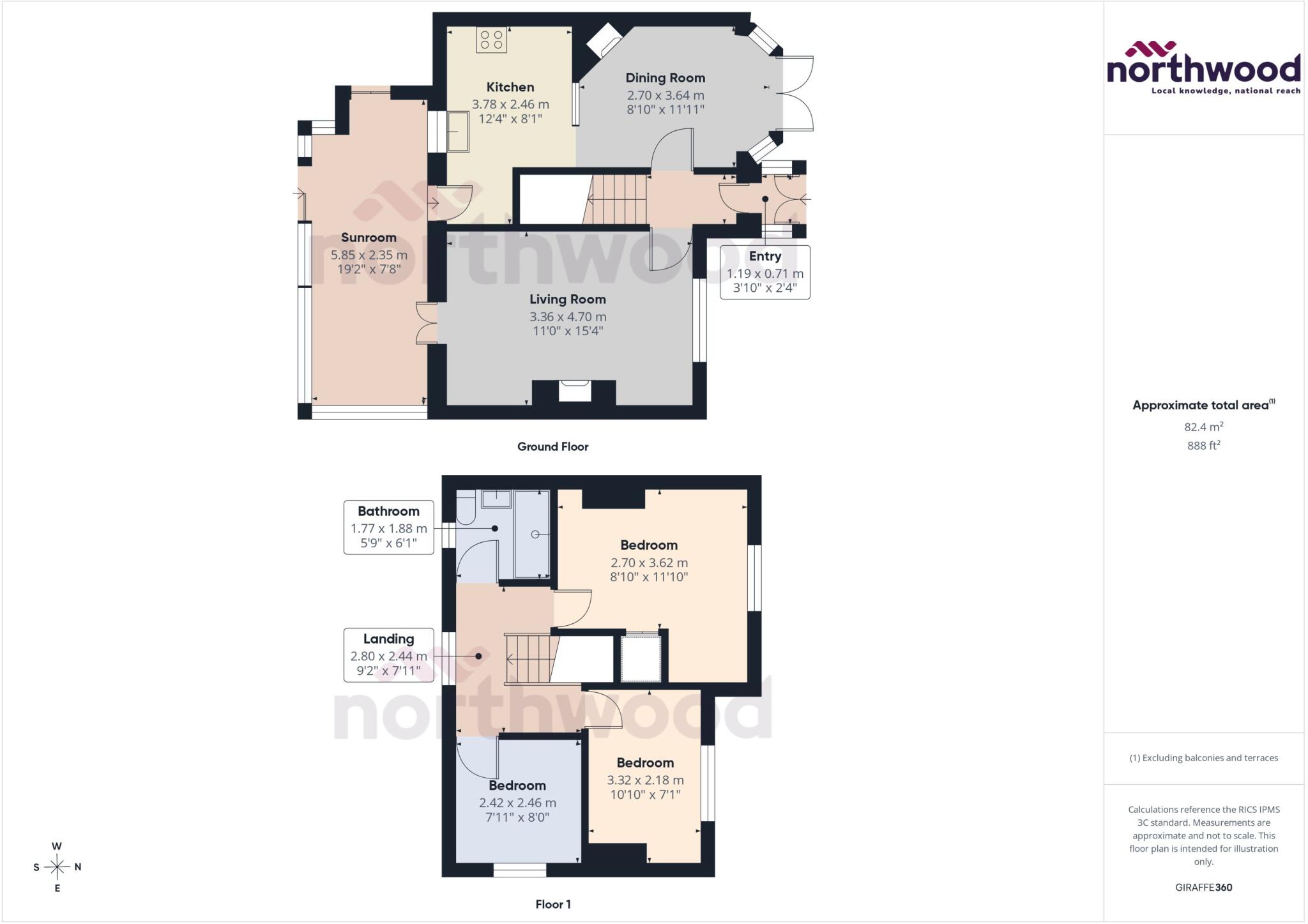 Huntroyde Avenue, Wrexham, LL13 floorplan