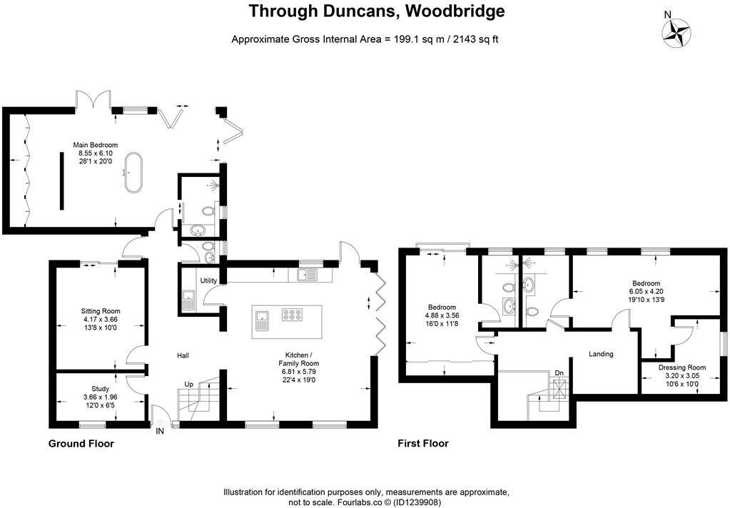 Through Duncans, Woodbridge, IP12 floorplan