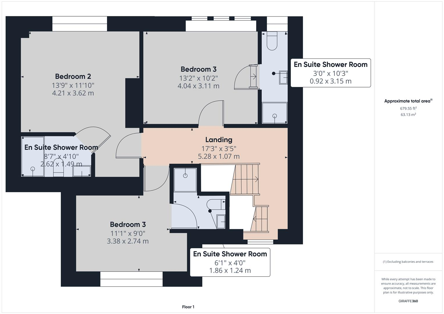 Temple Road, Buxton floorplan