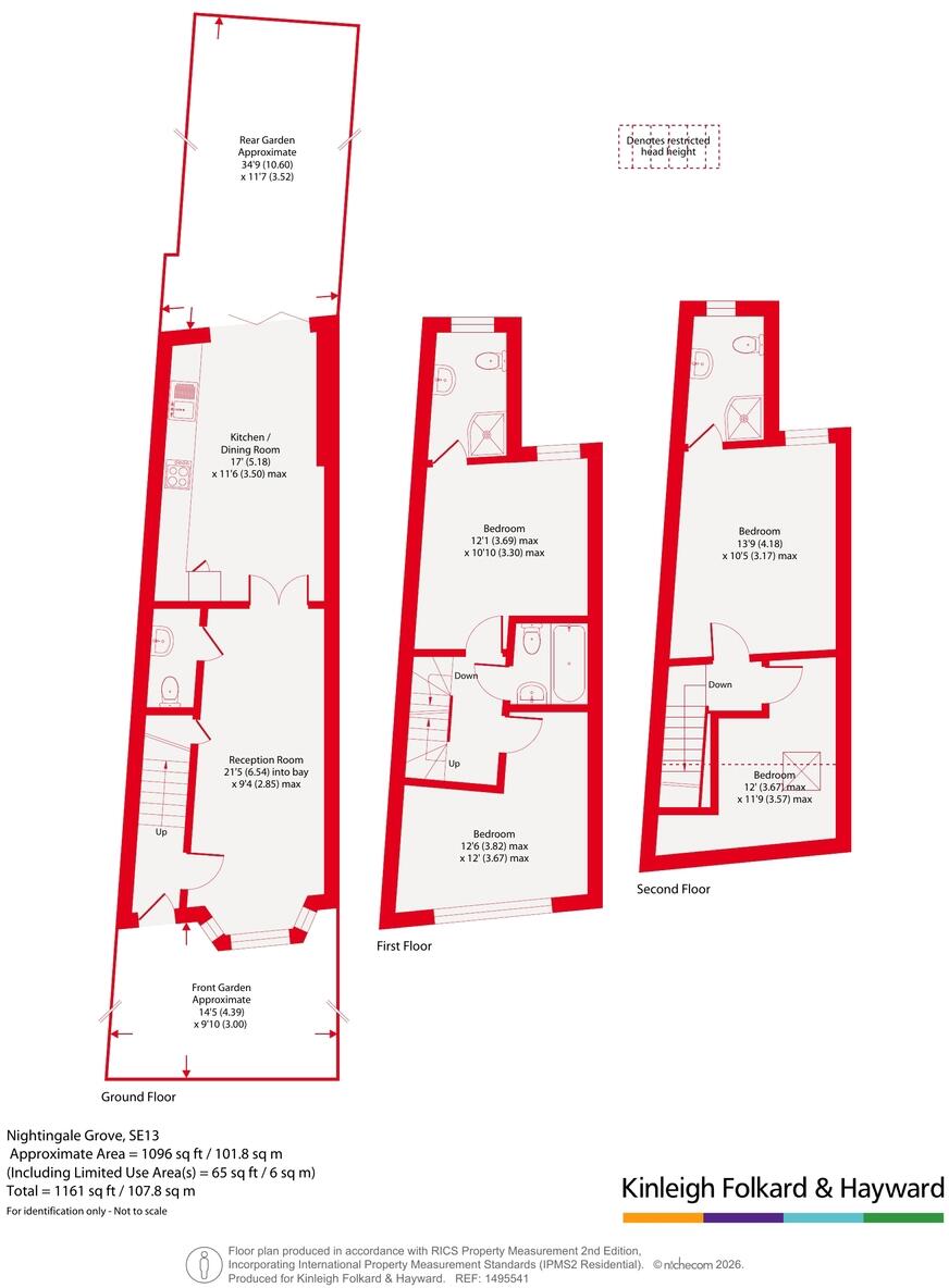 Nightingale Grove, Hither Green, London, SE13 floorplan
