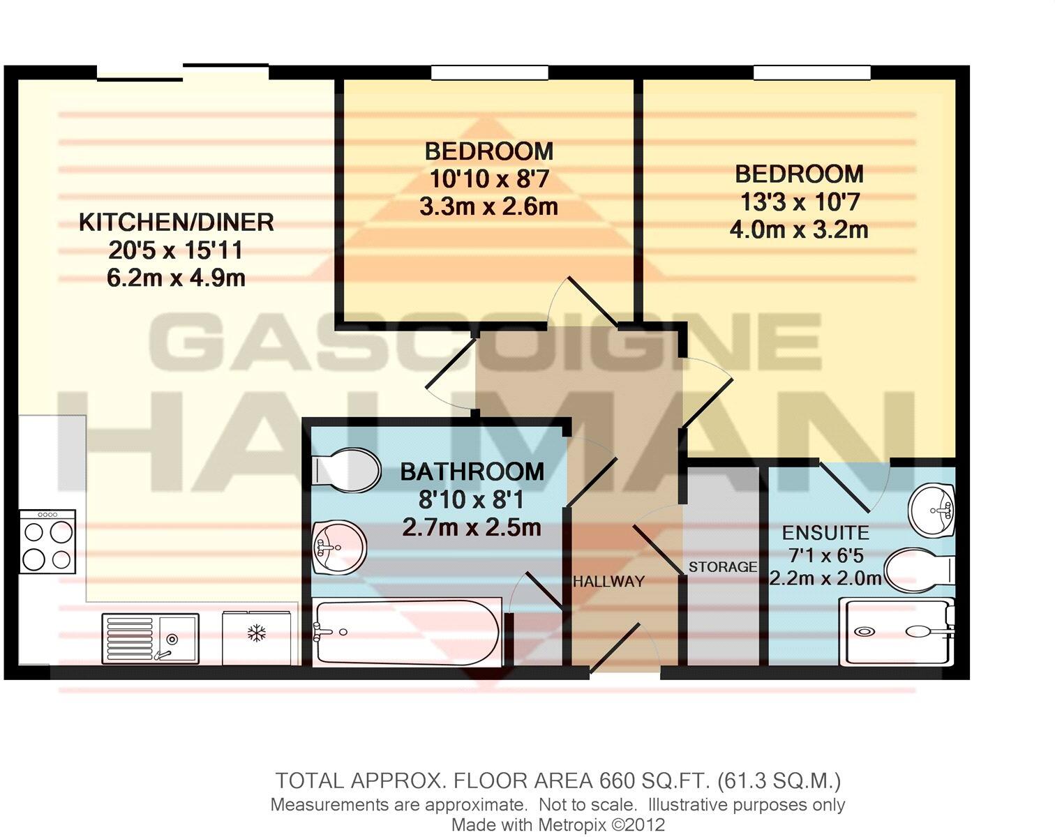Block D, Citi Peak, Wilmslow Road, Didsbury floorplan